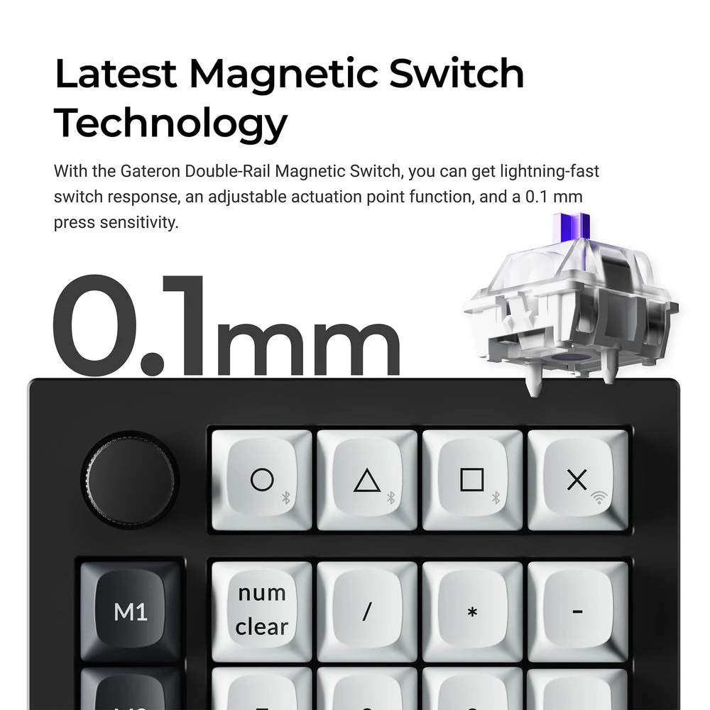 Keychron Q0 HE QMK Wireless Custom Number Pad - Image 2