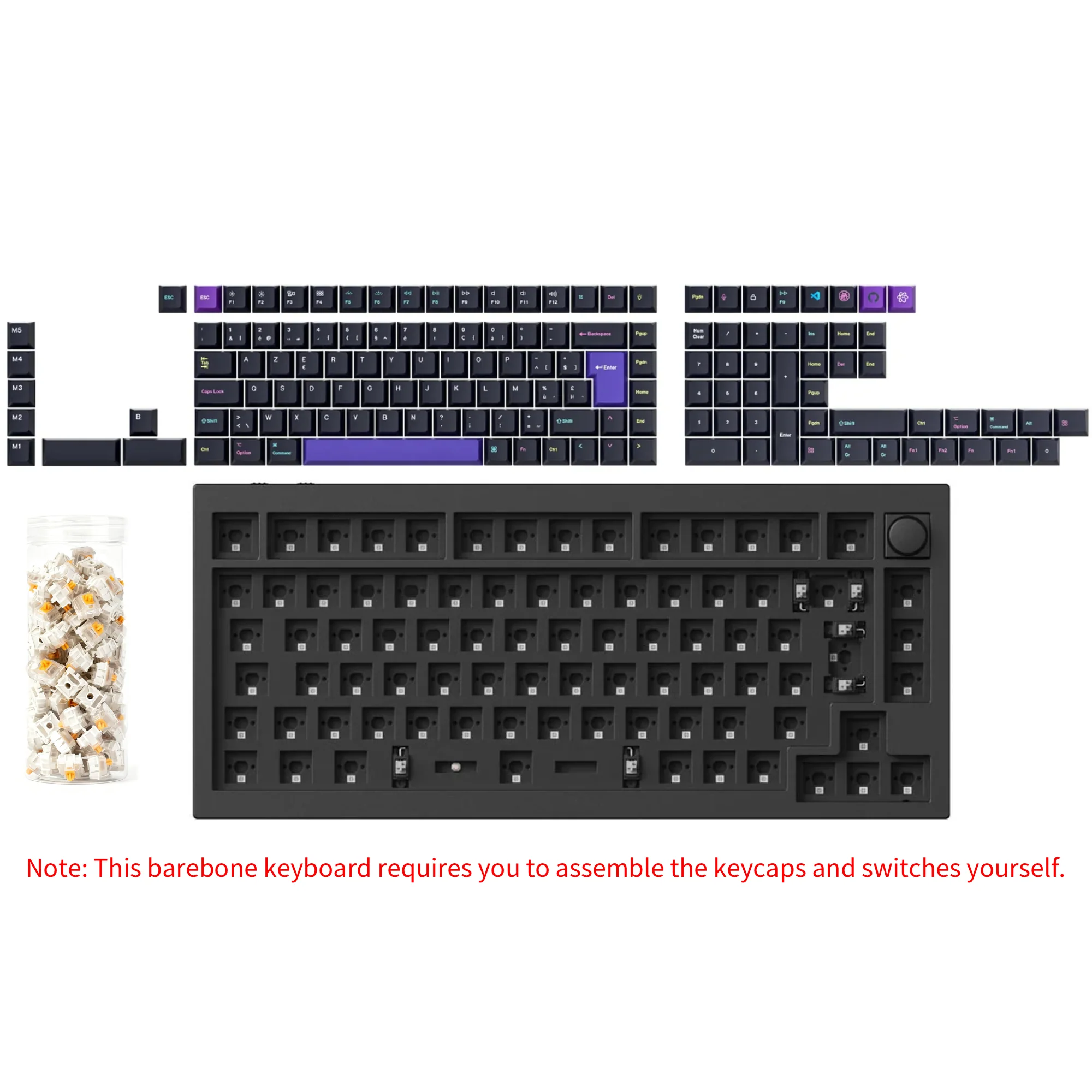 Keychron Q1 HE QMK Wireless Custom Keyboard ISO Layout Collection - Image 12