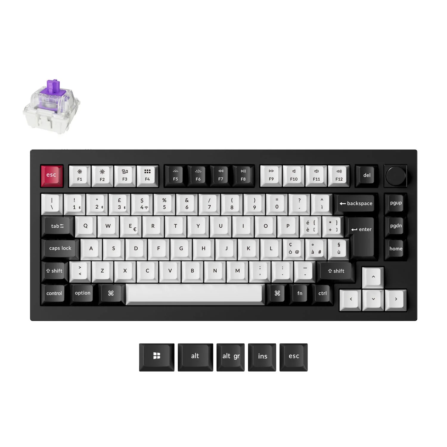 Keychron Q1 HE QMK Wireless Custom Keyboard ISO Layout Collection - Image 16