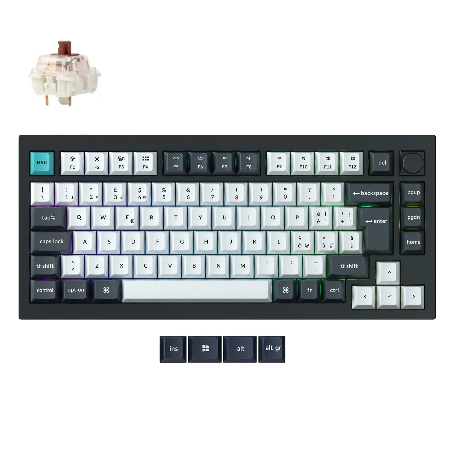 Keychron Q1 Max QMK/VIA Wireless Custom Mechanical Keyboard ISO Layout Collection - Image 19