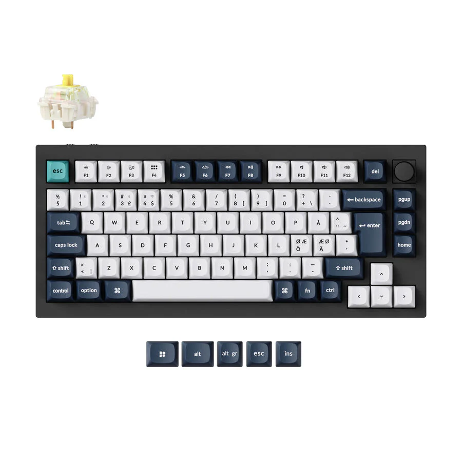 Keychron Q1 Max QMK/VIA Wireless Custom Mechanical Keyboard ISO Layout Collection - Image 9