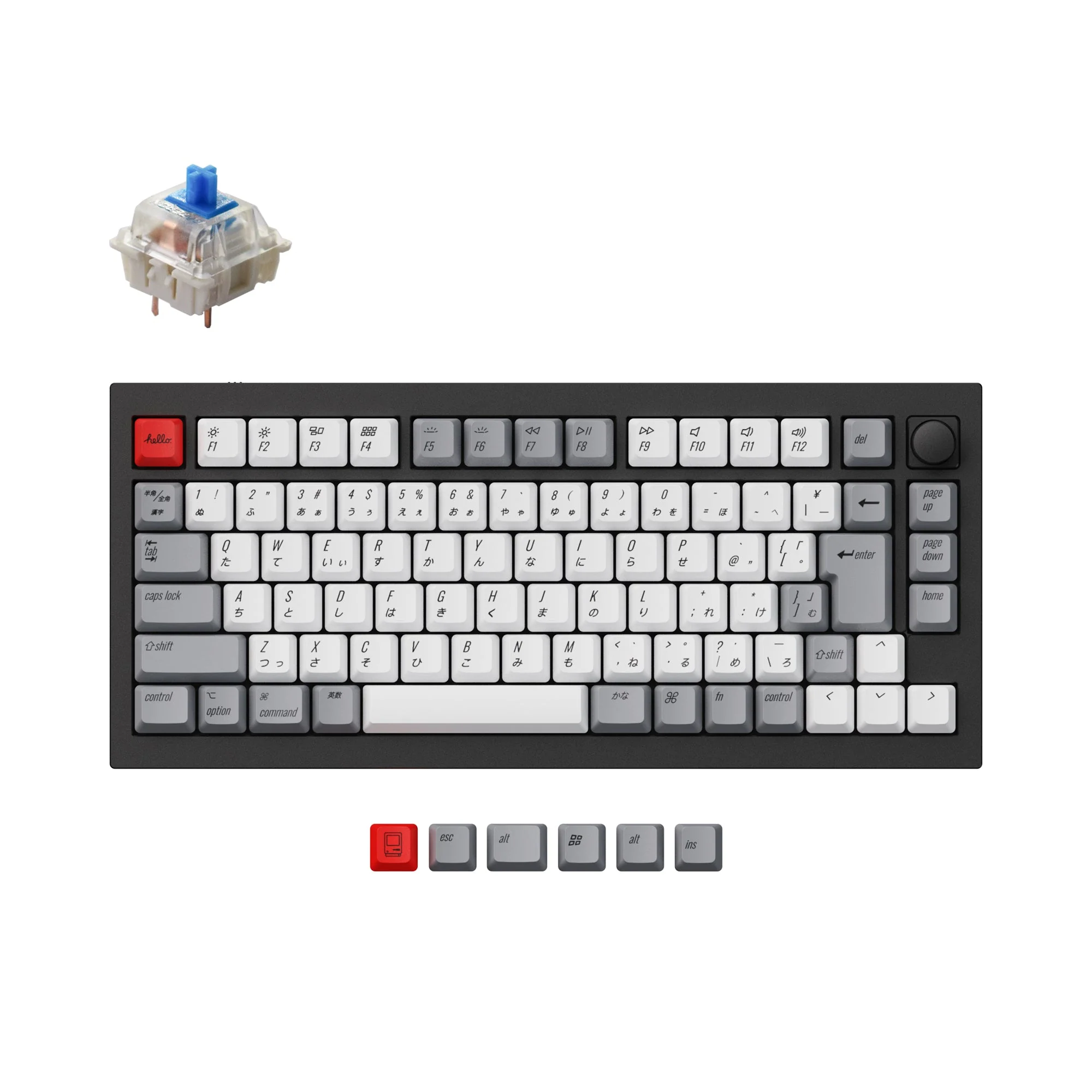 Keychron Q1 QMK Custom Mechanical Keyboard (Japan JIS Layout) - Image 2