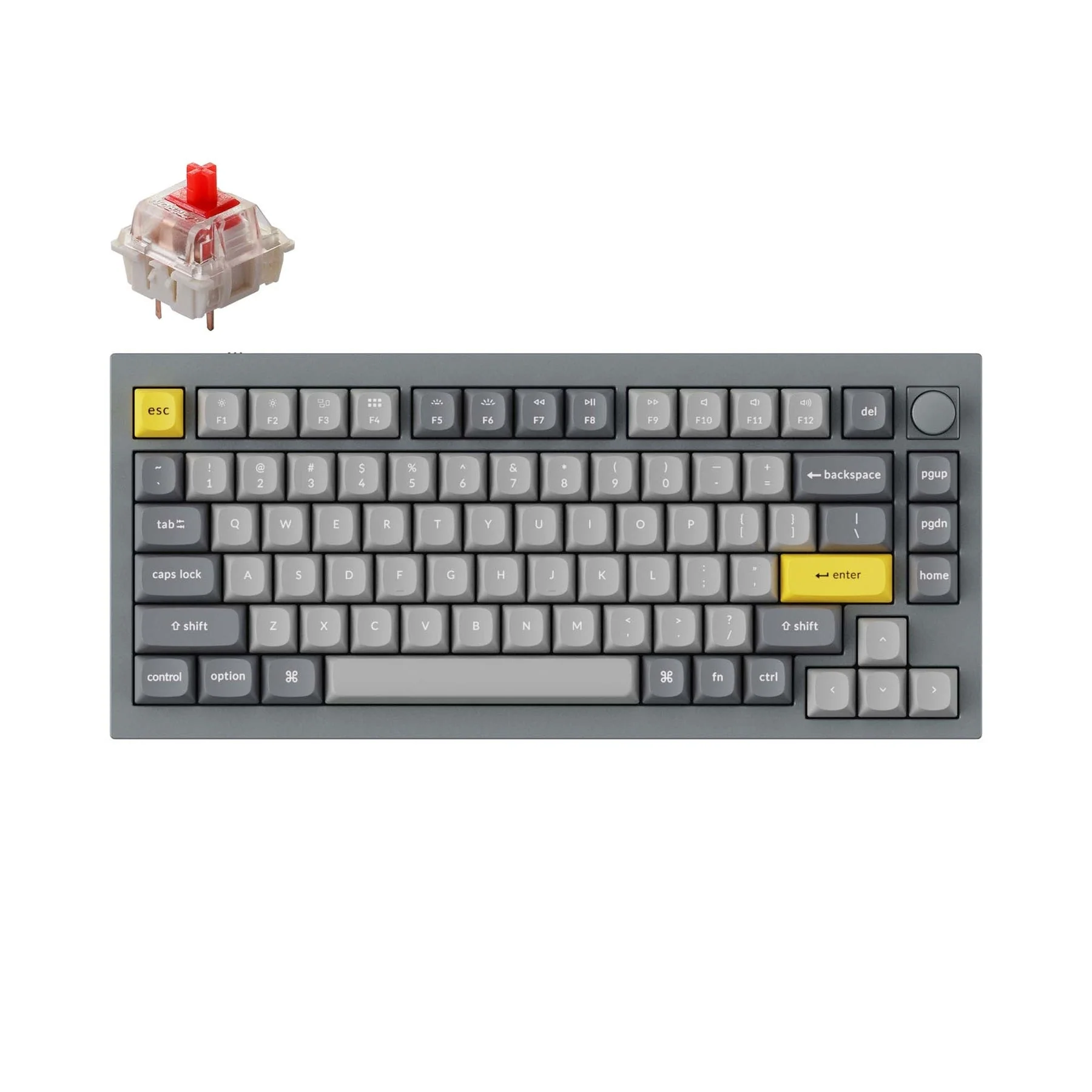 Keychron Q1 QMK Custom Mechanical Keyboard - Version 2 (US ANSI Layout) - Image 5