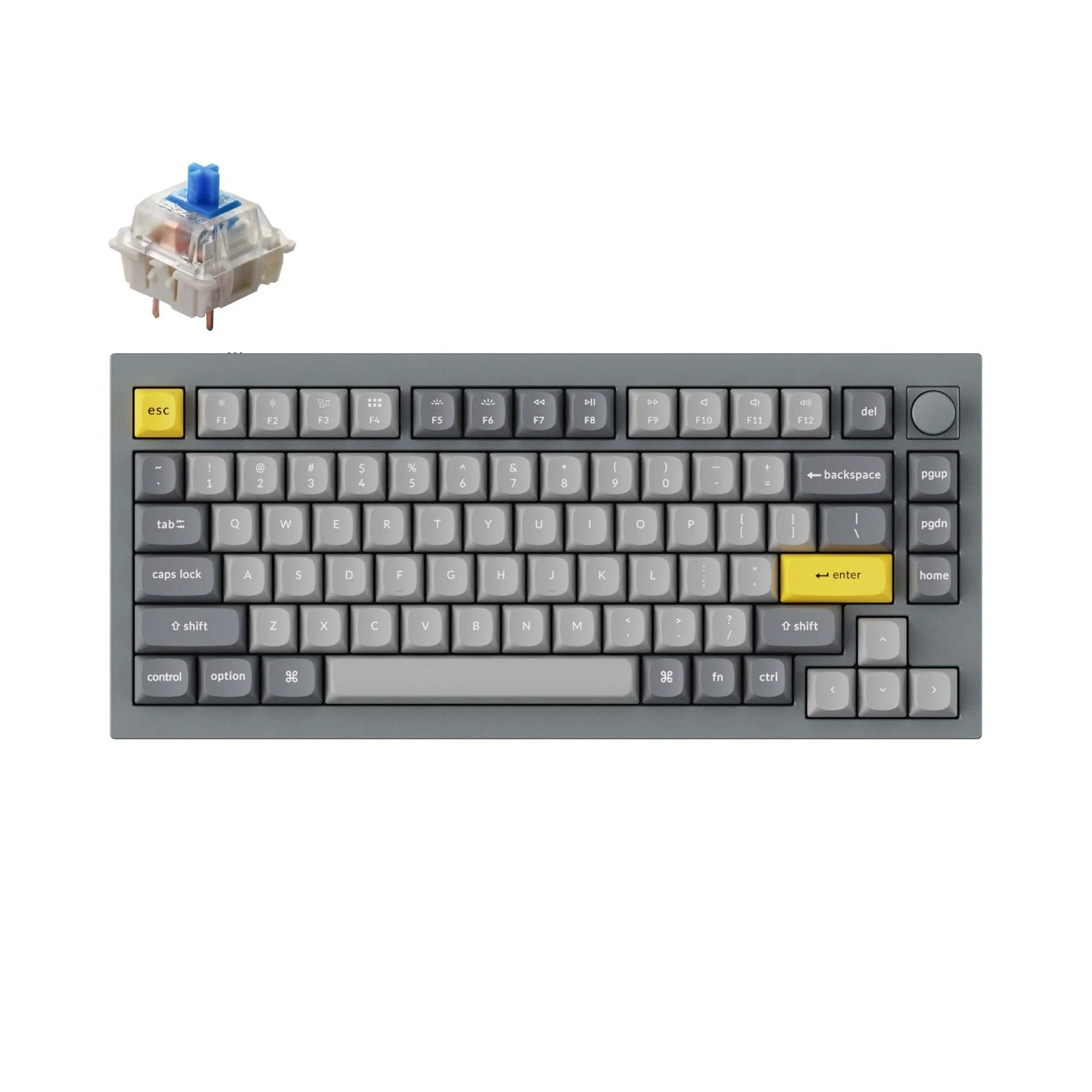 Keychron Q1 QMK Custom Mechanical Keyboard - Version 2 (US ANSI Layout) - Image 6
