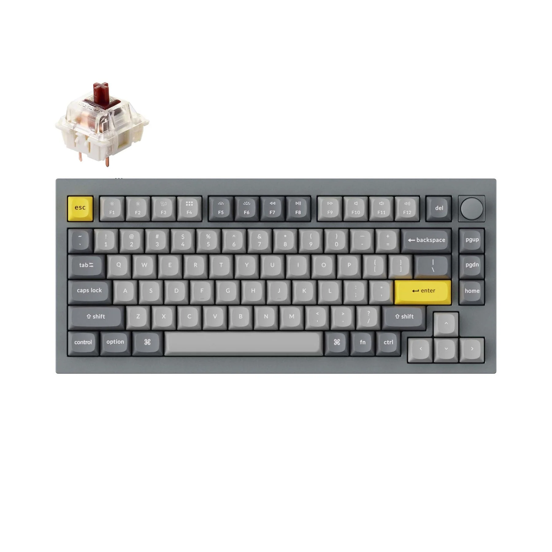 Keychron Q1 QMK Custom Mechanical Keyboard - Version 2 (US ANSI Layout) - Image 7