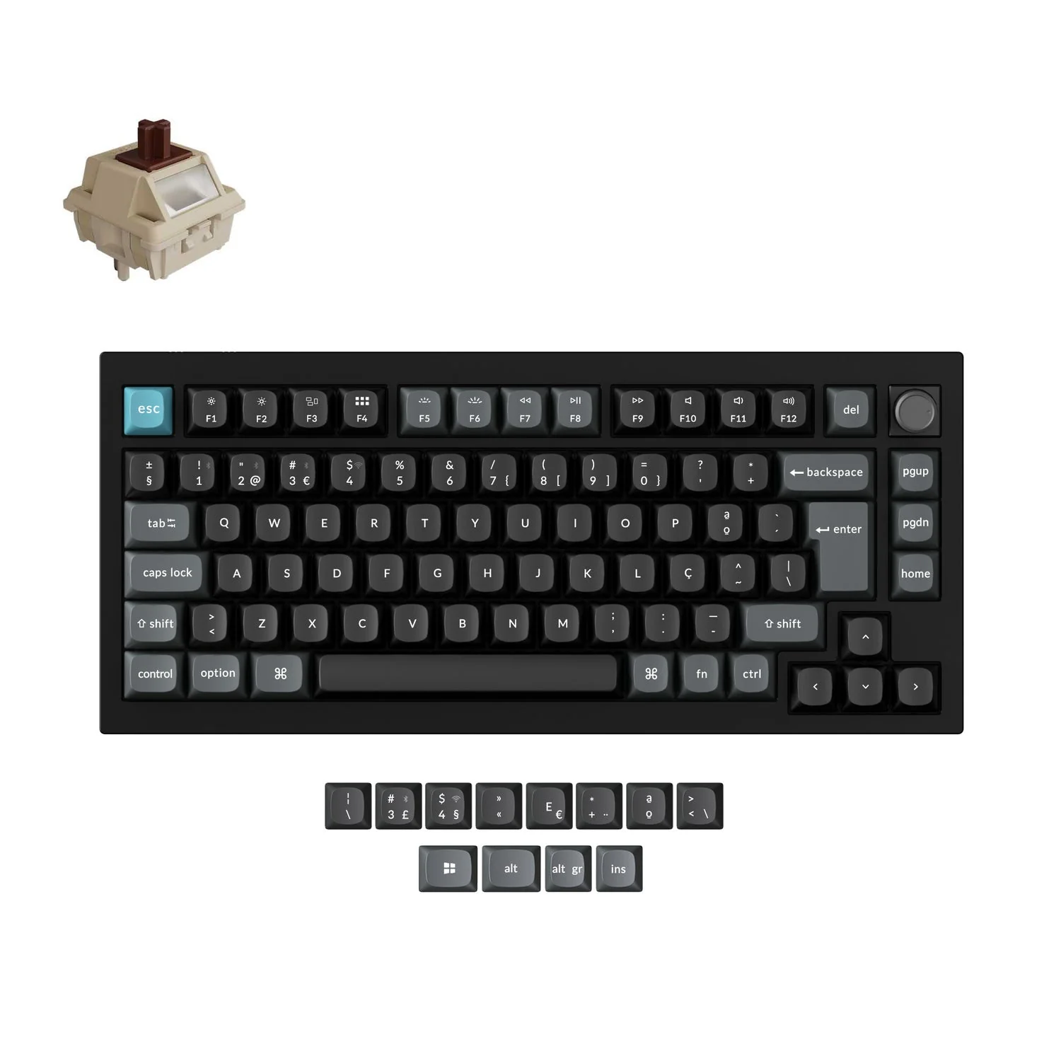Keychron Q1 Ultra 8K Wireless Custom Mechanical Keyboard ISO Layout Collection - Image 11