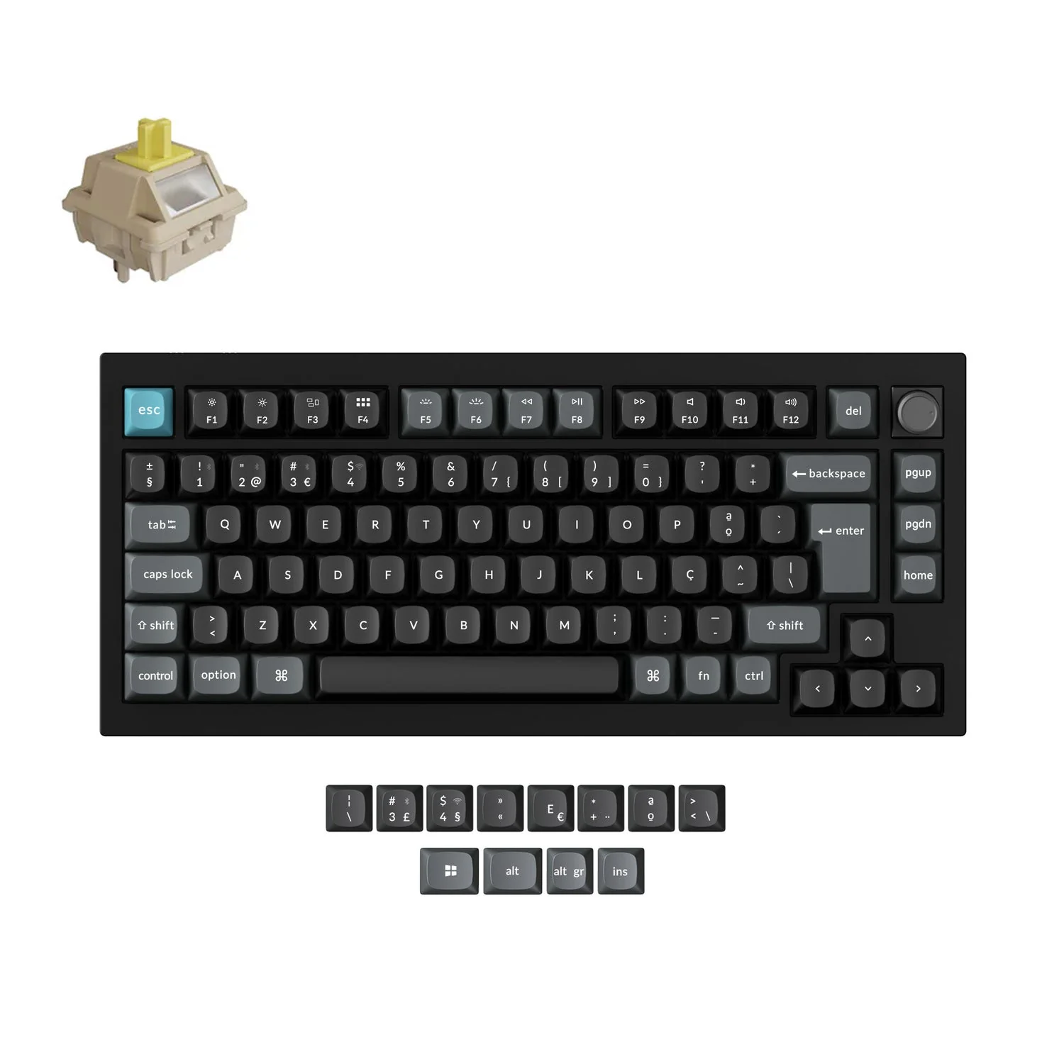 Keychron Q1 Ultra 8K Wireless Custom Mechanical Keyboard ISO Layout Collection - Image 12