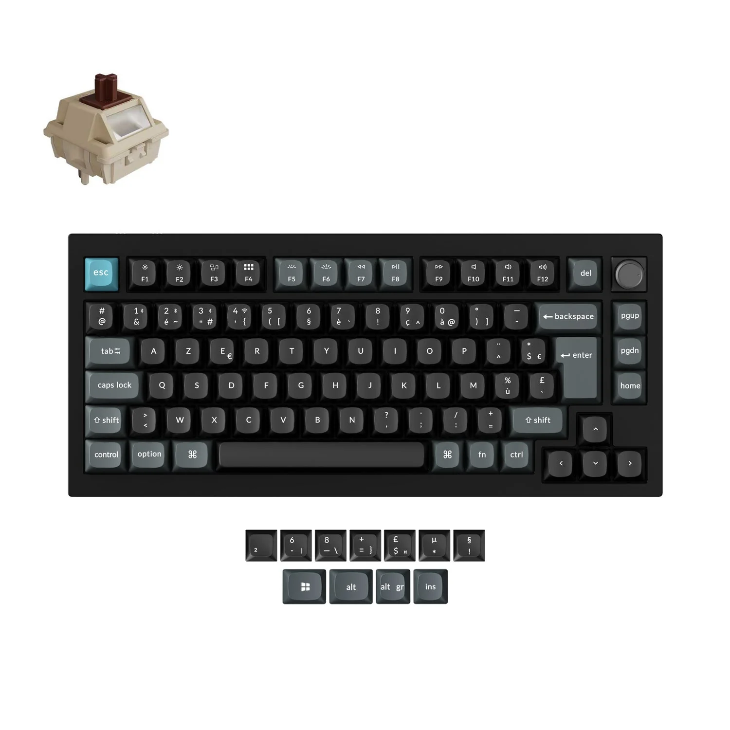 Keychron Q1 Ultra 8K Wireless Custom Mechanical Keyboard ISO Layout Collection - Image 5