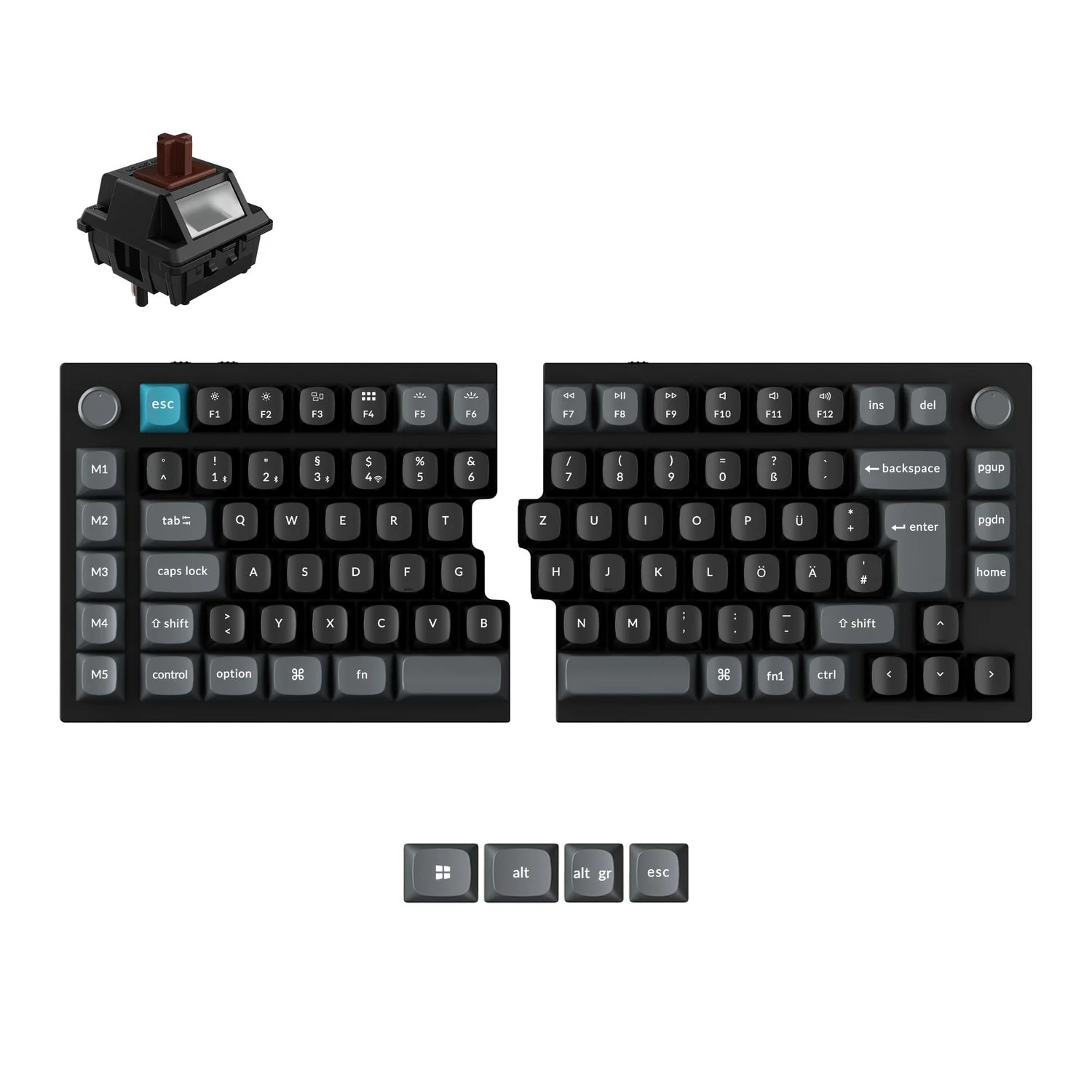 Keychron Q11 Ultra 8K Wireless Custom Mechanical Keyboard ISO Layout Collection - Image 10