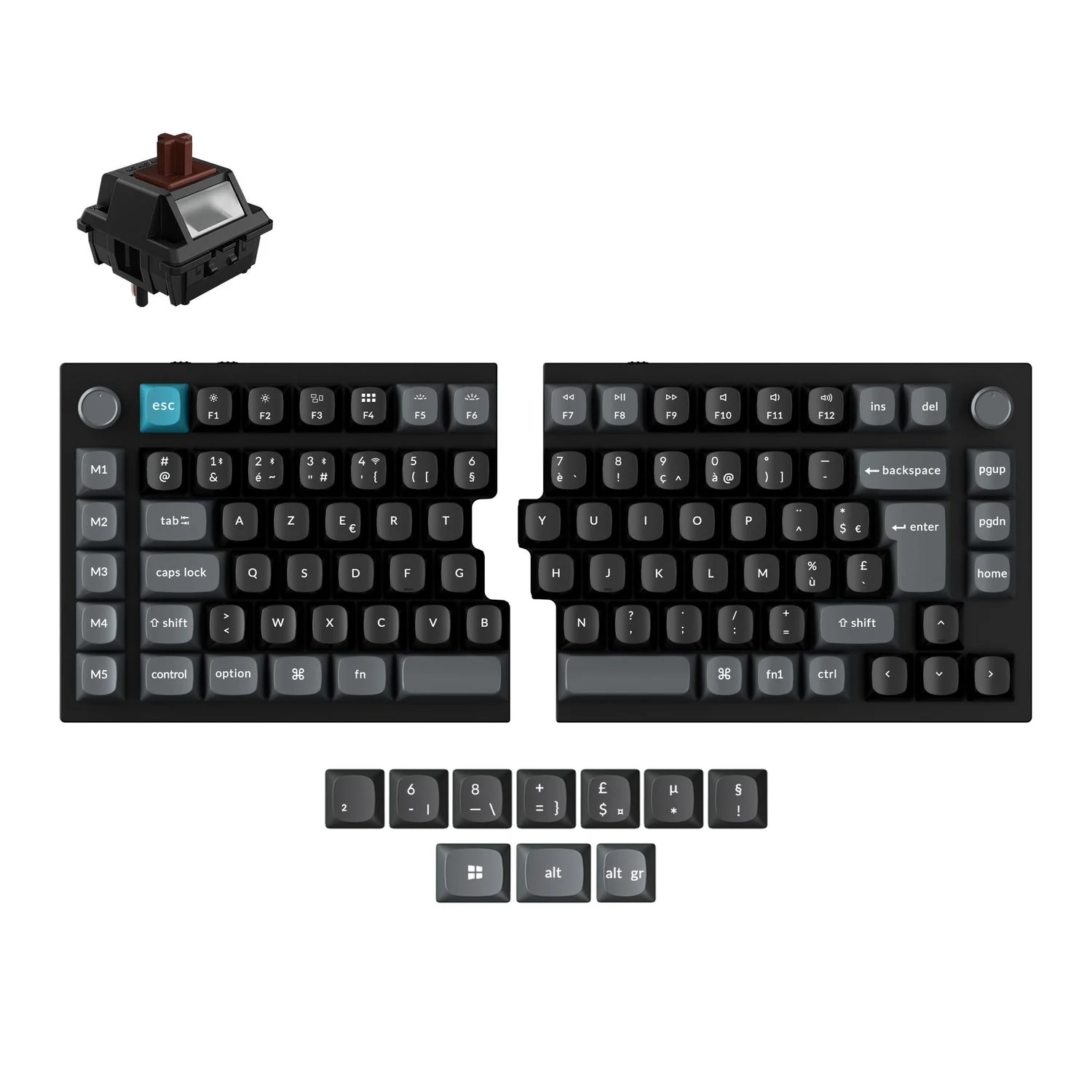 Keychron Q11 Ultra 8K Wireless Custom Mechanical Keyboard ISO Layout Collection - Image 7