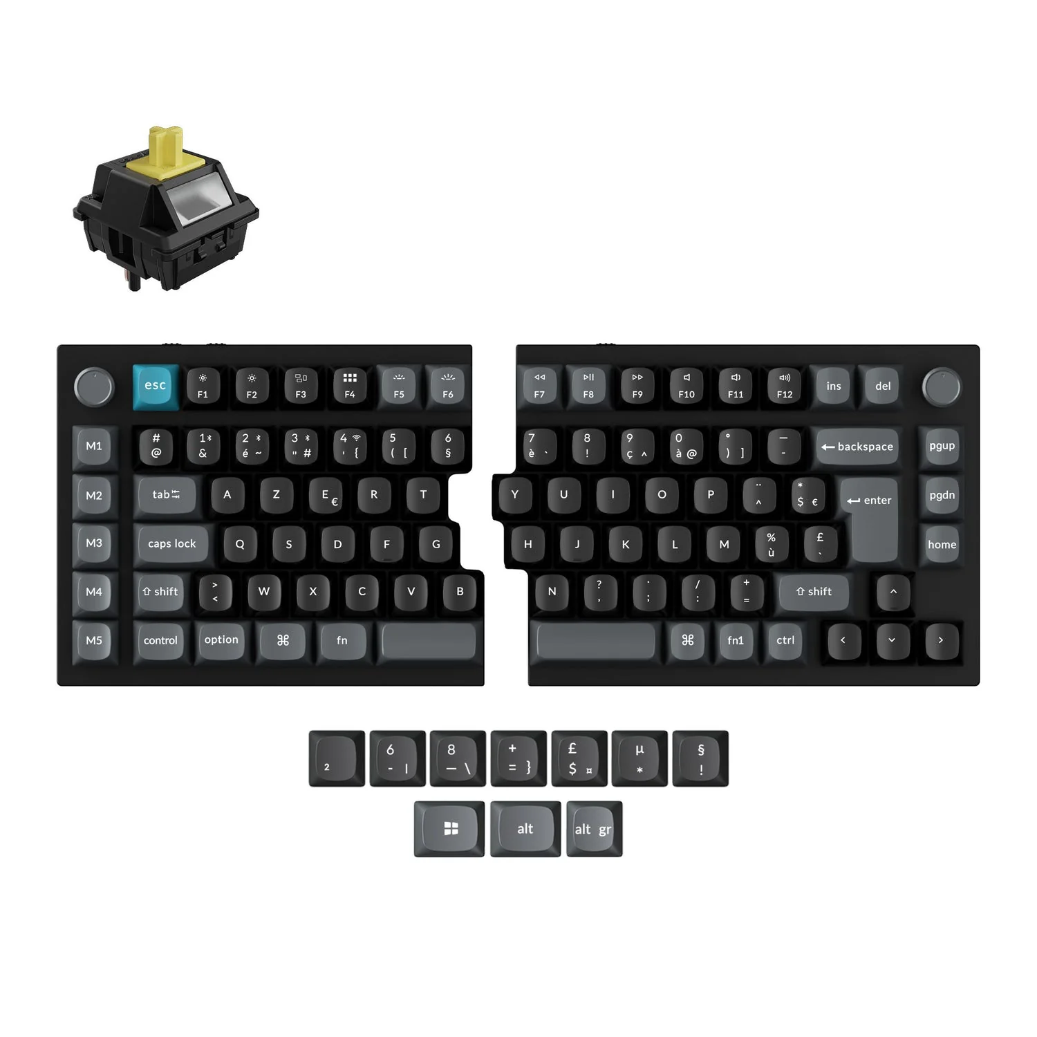 Keychron Q11 Ultra 8K Wireless Custom Mechanical Keyboard ISO Layout Collection - Image 8
