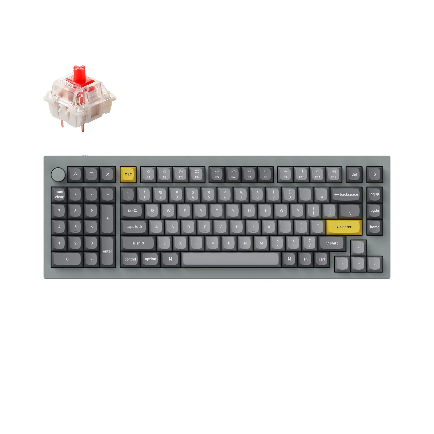 Keychron Q12 QMK Custom Mechanical Keyboard (US ANSI Layout) - Image 3