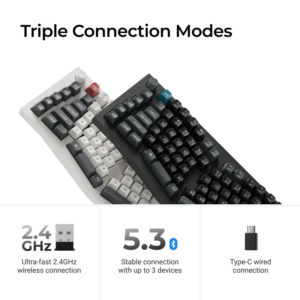 Keychron Q13 Ultra 8K Wireless Custom Mechanical Keyboard(US ANSI Layout) - Image 6