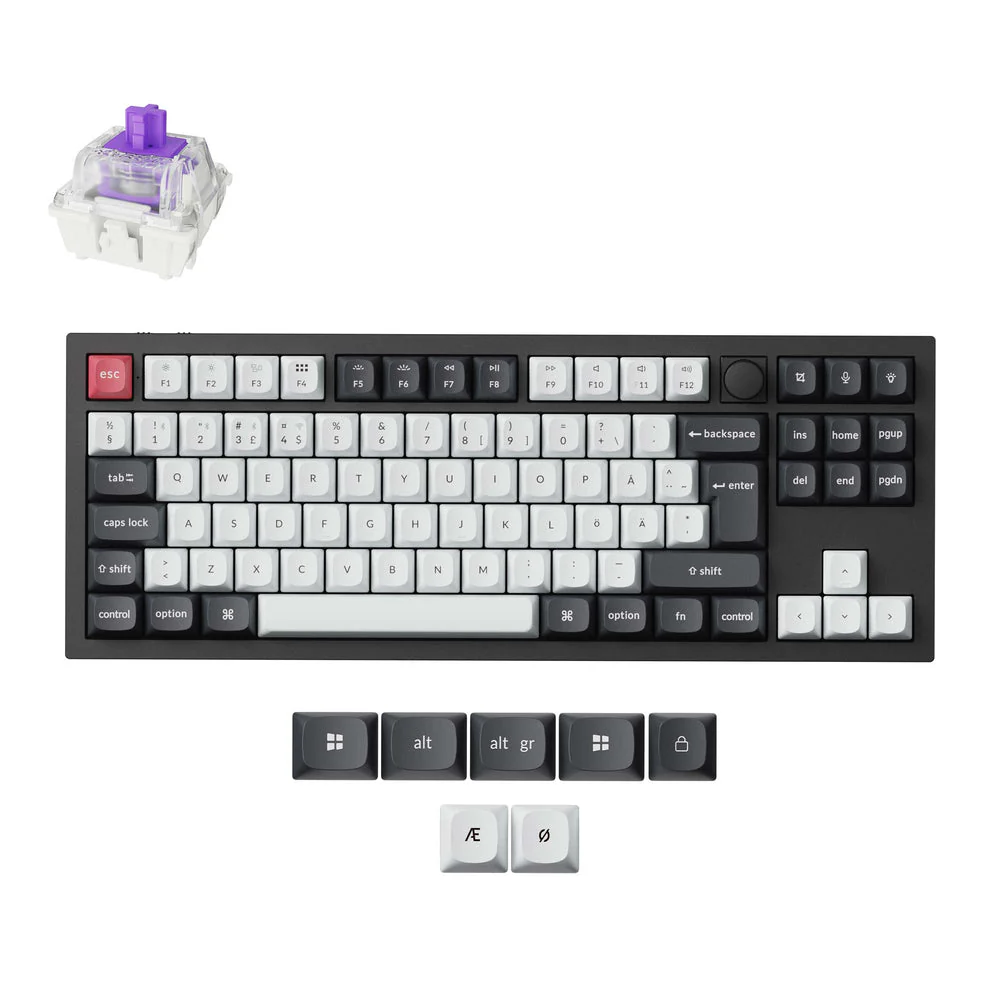Keychron Q3 HE QMK Wireless Custom Keyboard ISO Layout Collection - Image 3