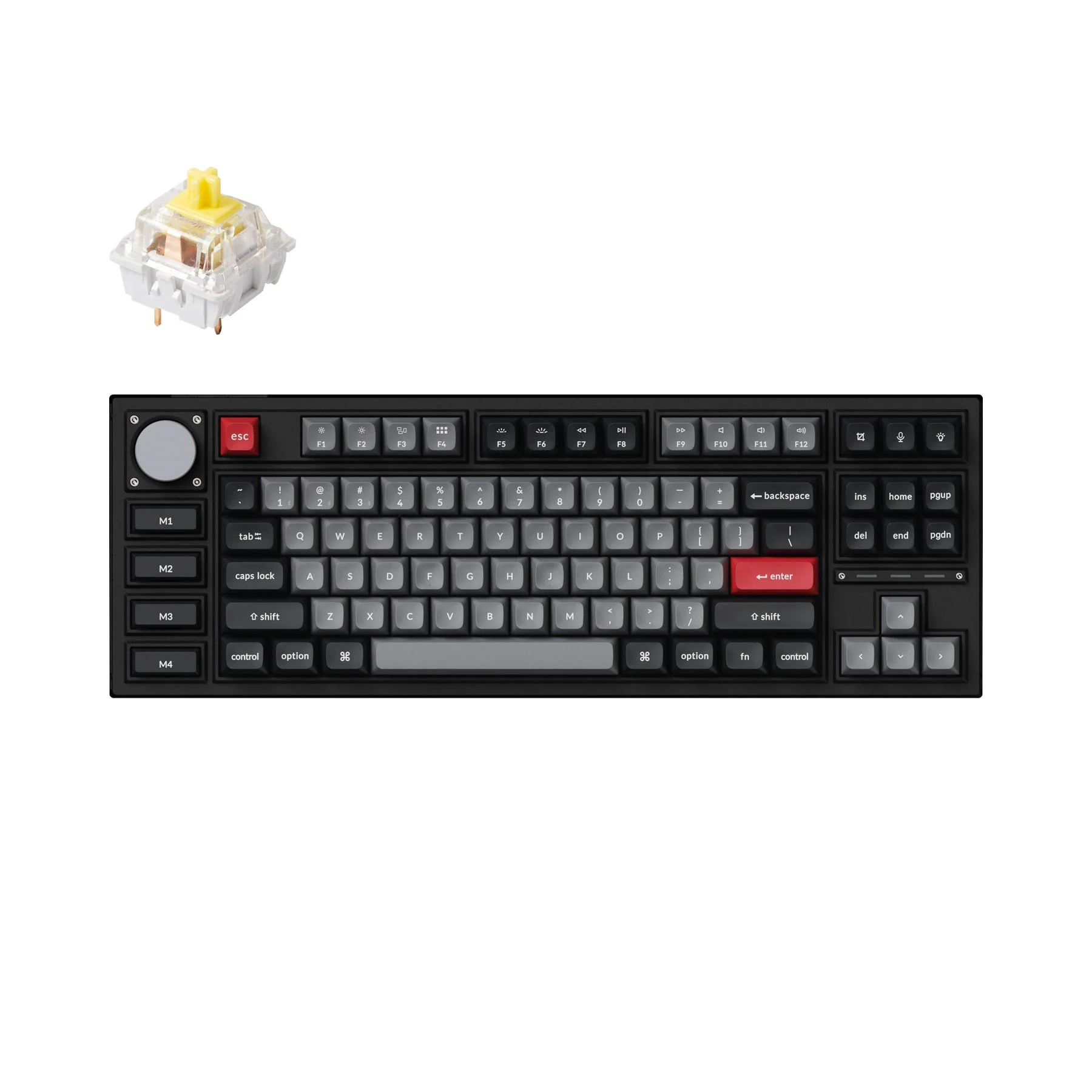 Keychron Q3 Pro QMK/VIA Wireless Custom Mechanical Keyboard (US ANSI Layout) - Image 3