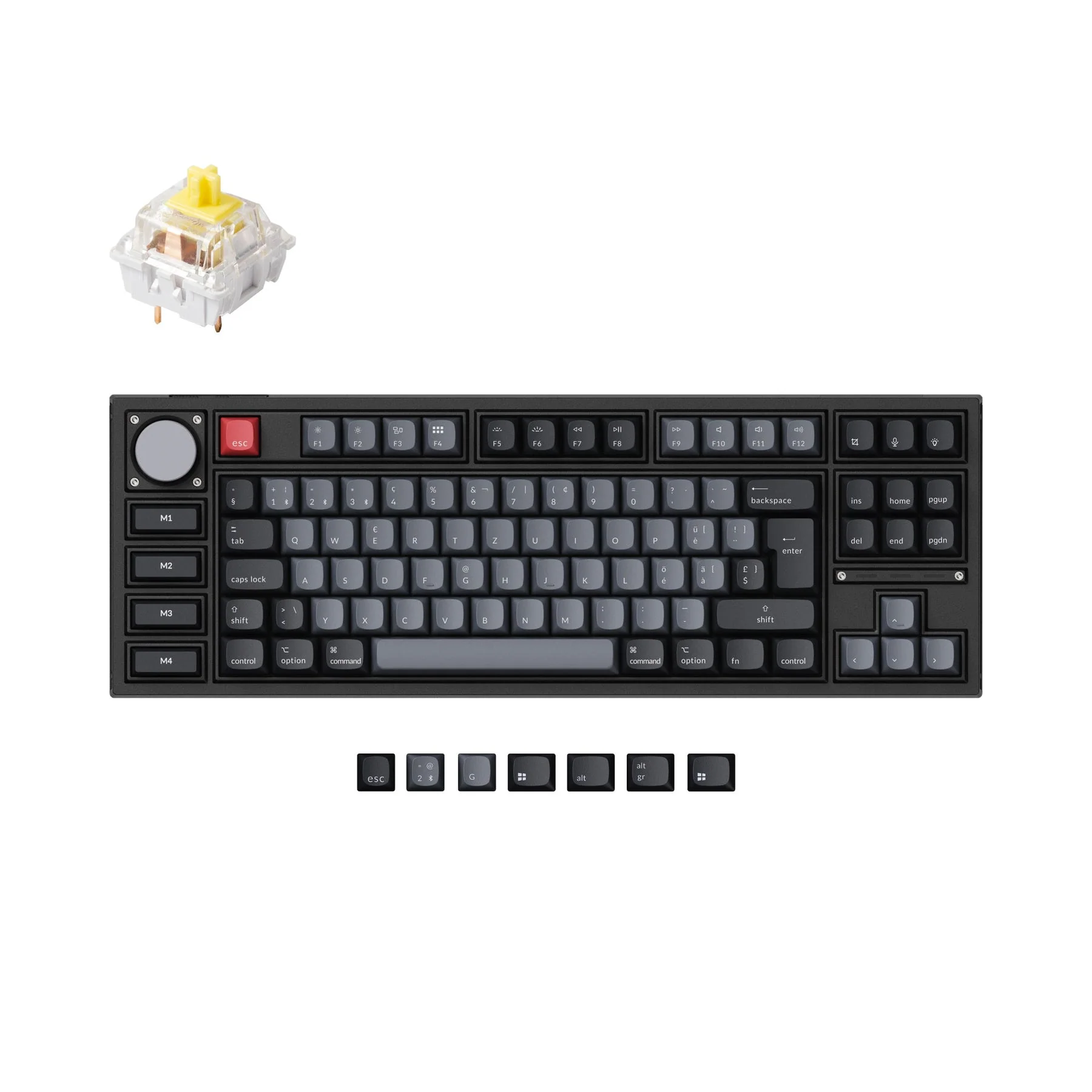 Keychron Q3 Pro QMK/VIA Wireless Custom Mechanical Keyboard ISO Layout Collection - Image 10