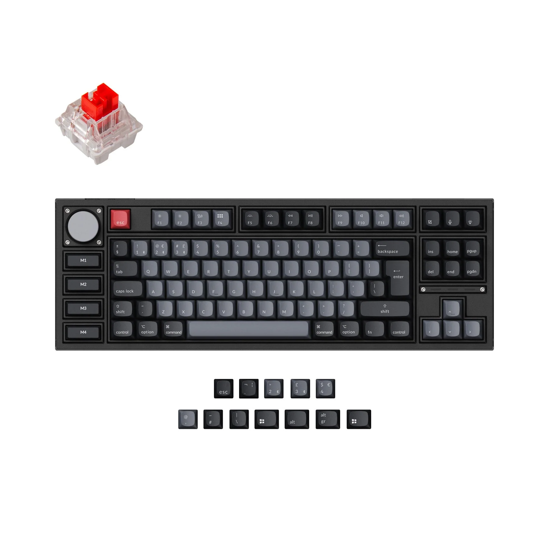Keychron Q3 Pro QMK/VIA Wireless Custom Mechanical Keyboard ISO Layout Collection - Image 3