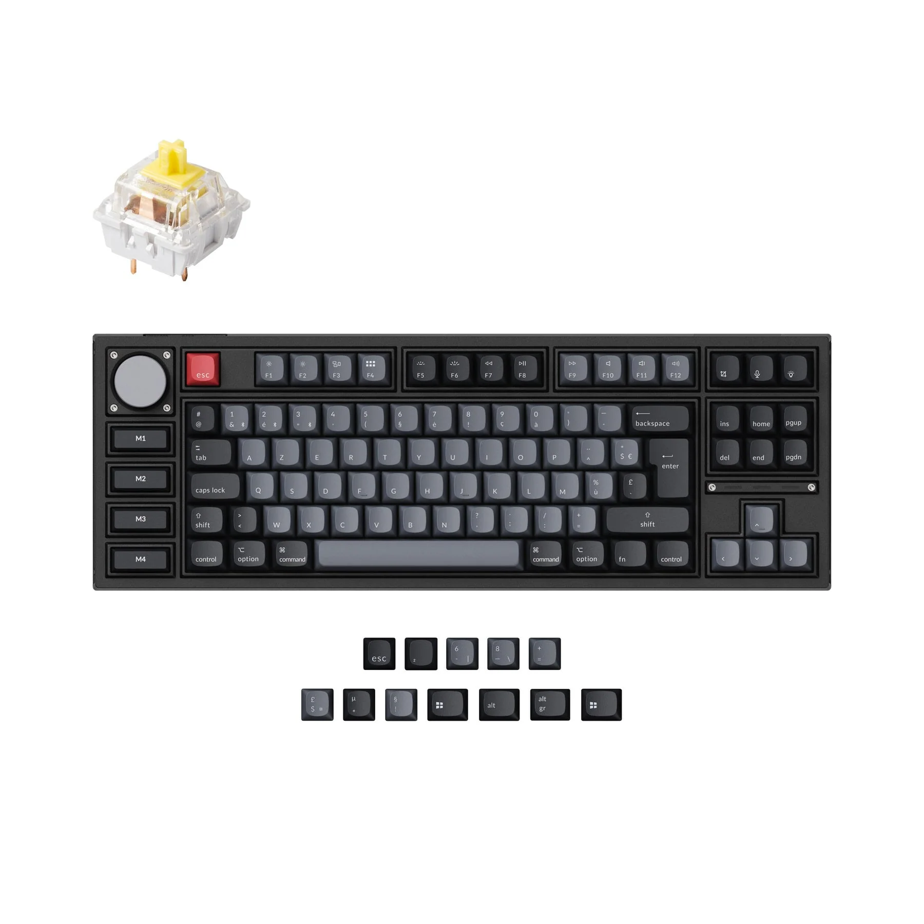Keychron Q3 Pro QMK/VIA Wireless Custom Mechanical Keyboard ISO Layout Collection - Image 6