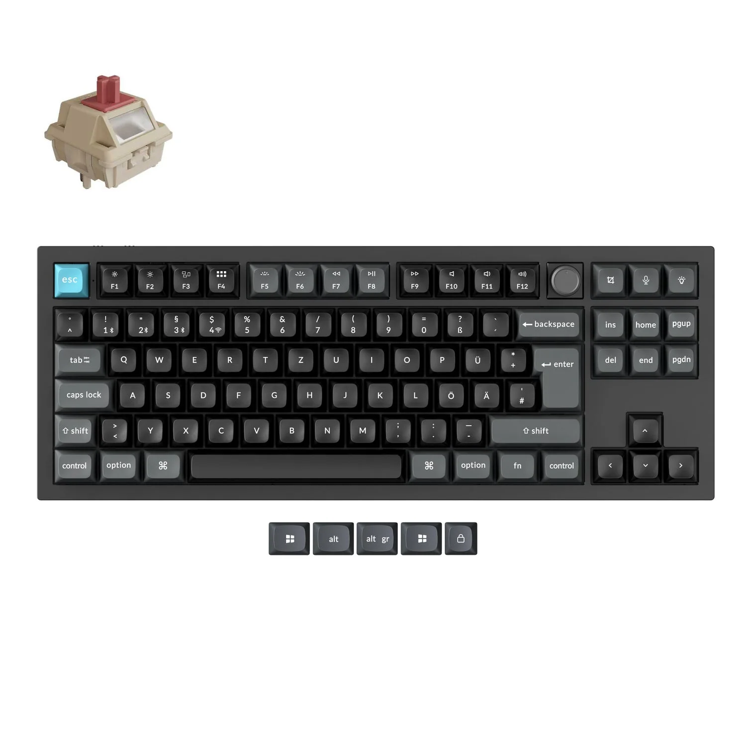 Keychron Q3 Ultra 8K Wireless Custom Mechanical Keyboard ISO Layout Collection - Image 11