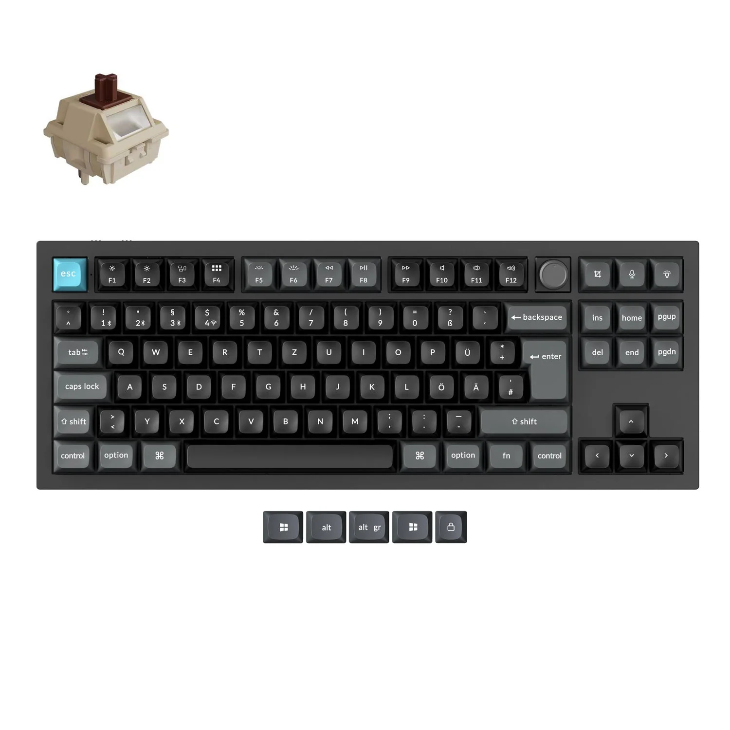 Keychron Q3 Ultra 8K Wireless Custom Mechanical Keyboard ISO Layout Collection - Image 12