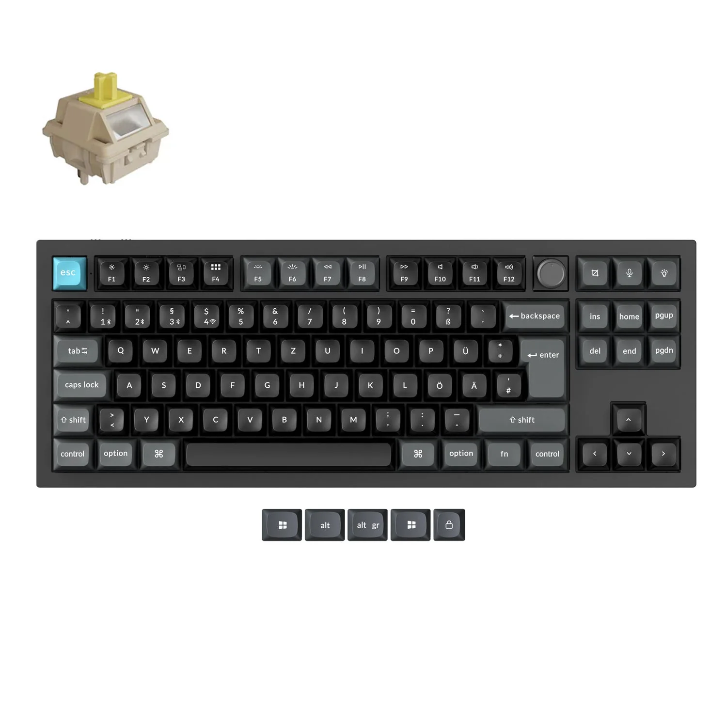 Keychron Q3 Ultra 8K Wireless Custom Mechanical Keyboard ISO Layout Collection - Image 13