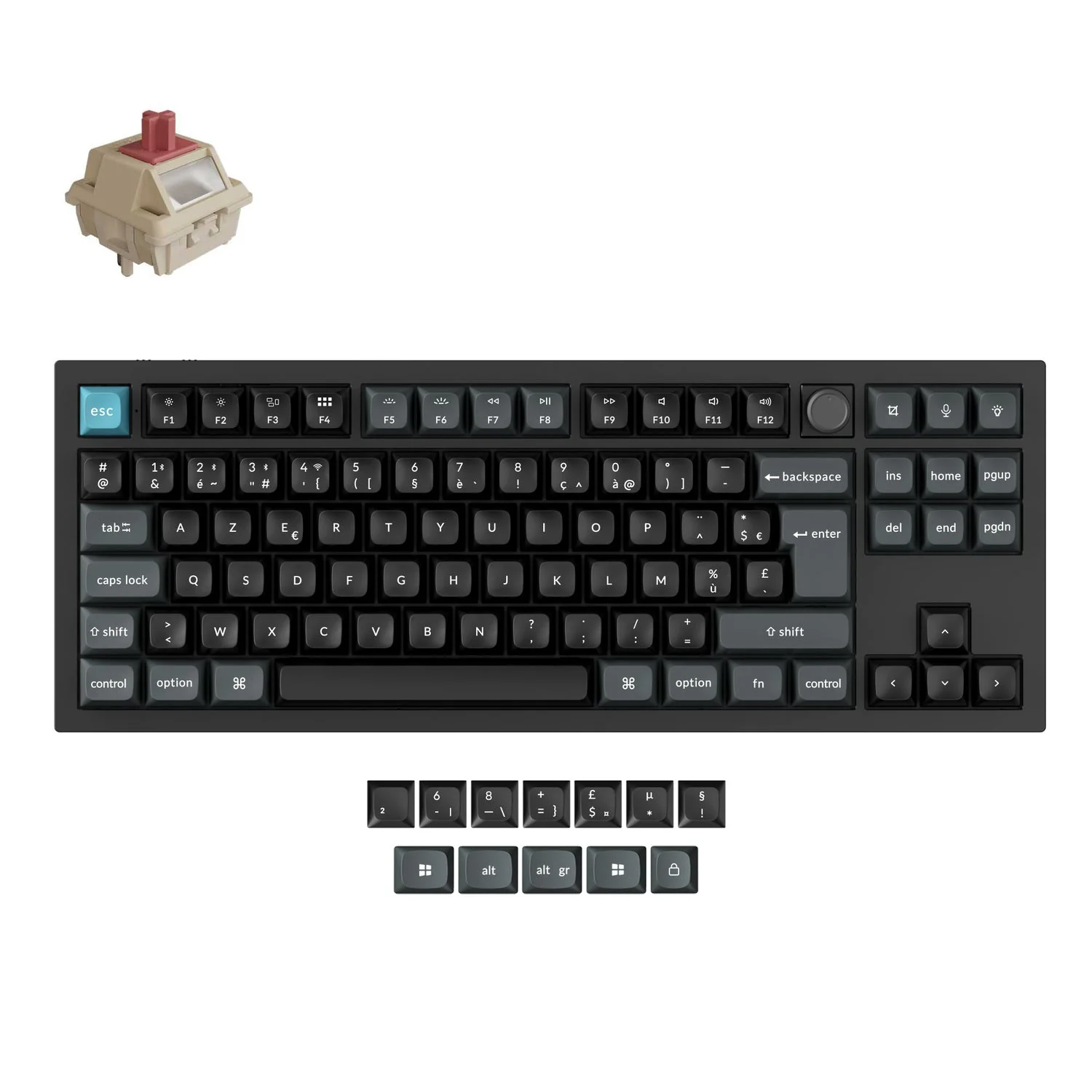 Keychron Q3 Ultra 8K Wireless Custom Mechanical Keyboard ISO Layout Collection - Image 8