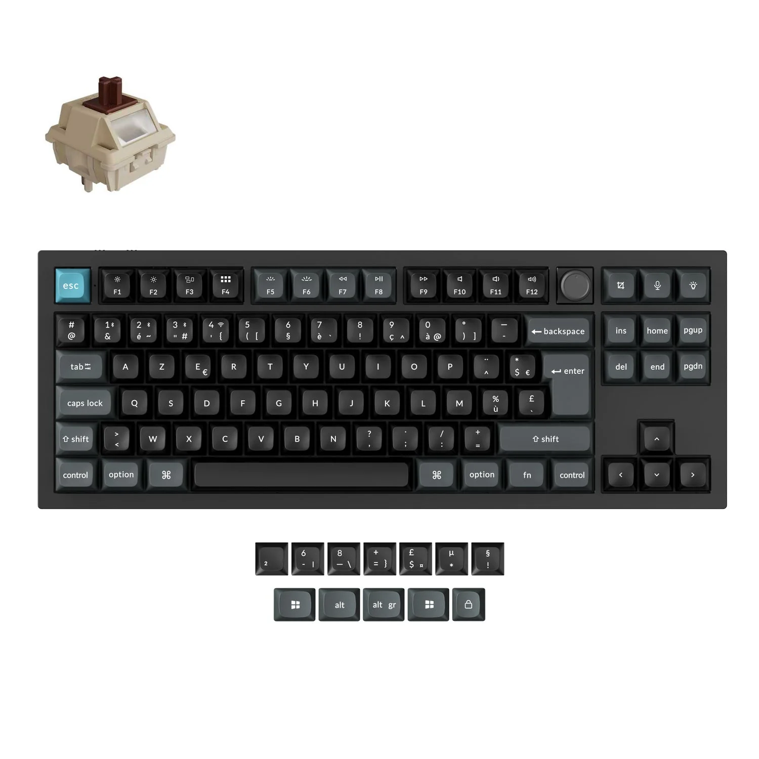 Keychron Q3 Ultra 8K Wireless Custom Mechanical Keyboard ISO Layout Collection - Image 9