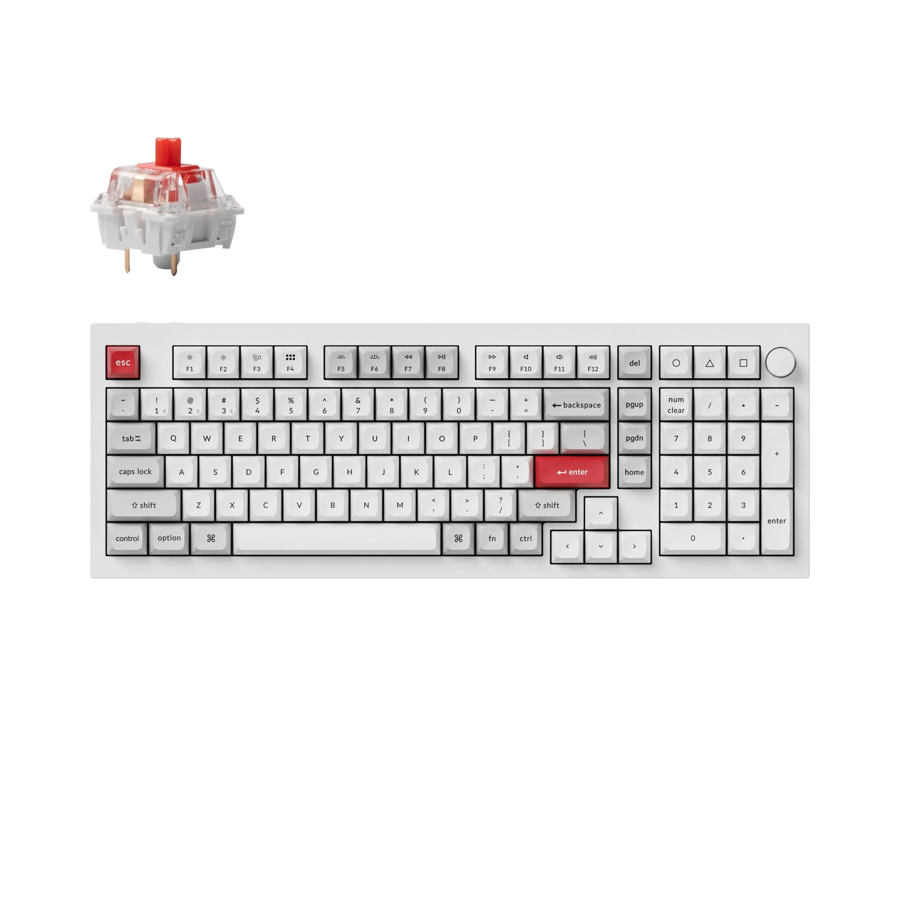 Keychron Q5 Pro QMK/VIA Wireless Custom Mechanical Keyboard (US ANSI Layout) - Image 7