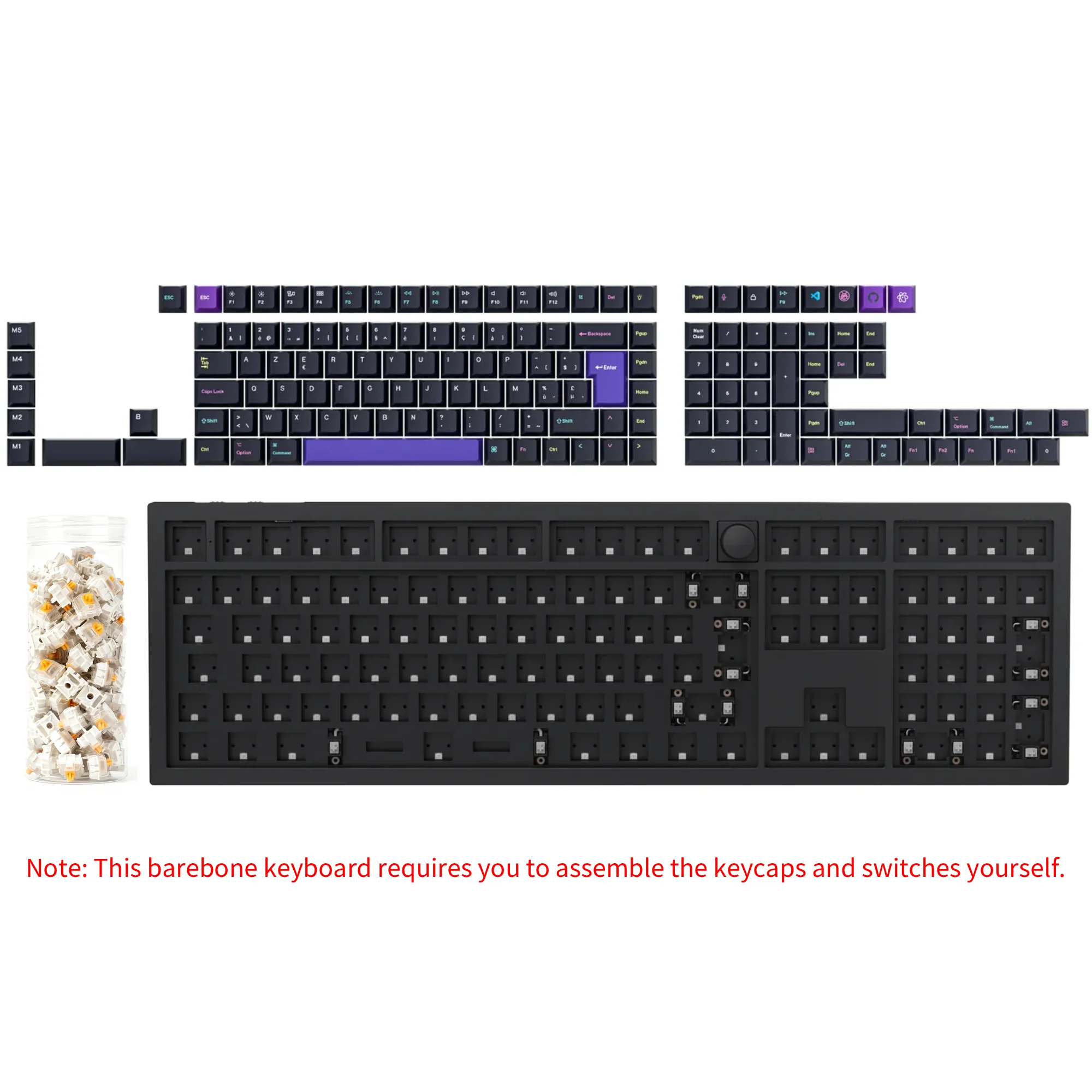 Keychron Q6 HE QMK Wireless Custom Keyboard ISO Layout Collection - Image 12