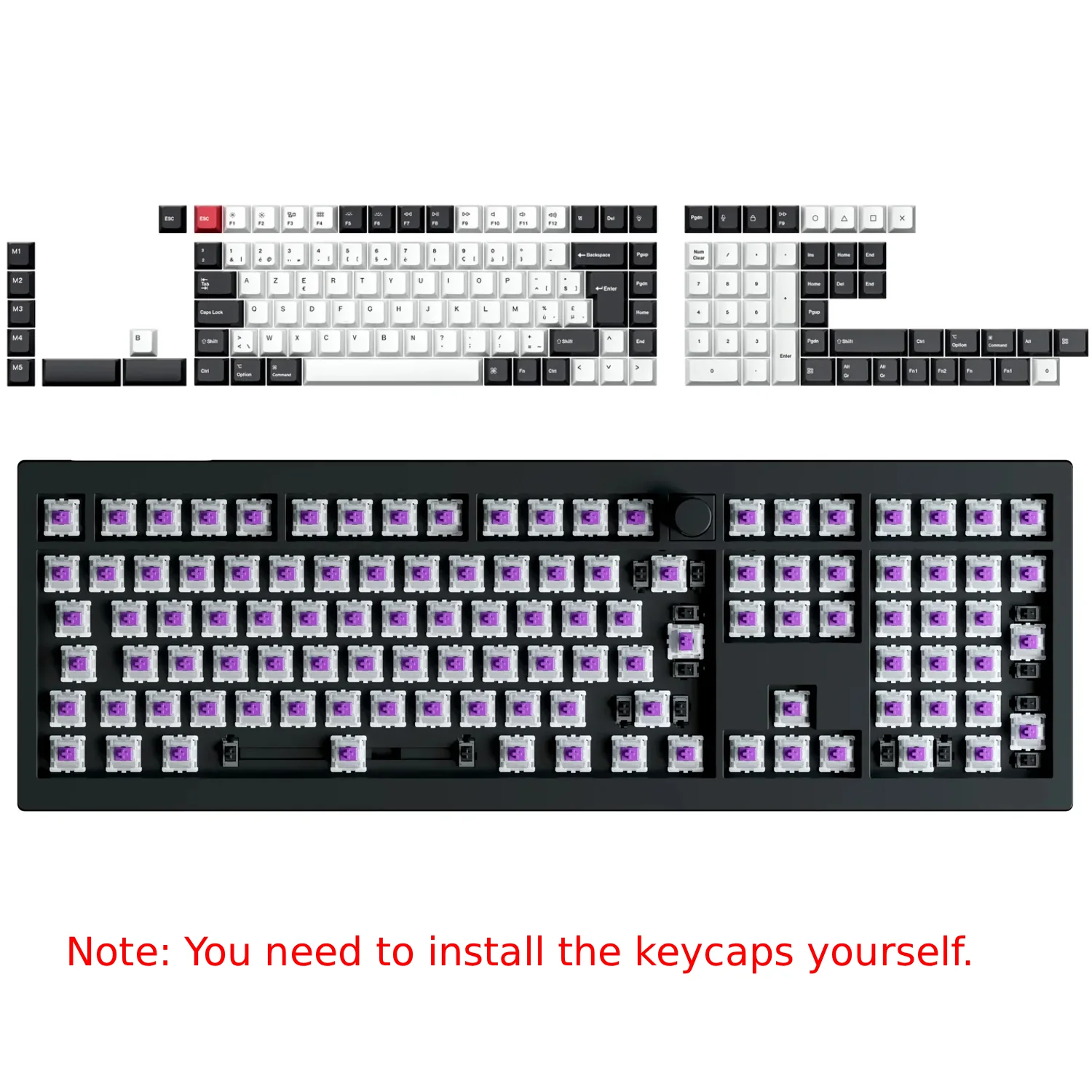 Keychron Q6 HE QMK Wireless Custom Keyboard ISO Layout Collection - Image 15