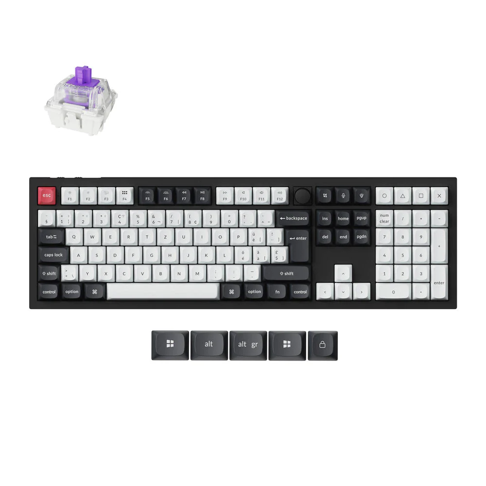 Keychron Q6 HE QMK Wireless Custom Keyboard ISO Layout Collection - Image 3