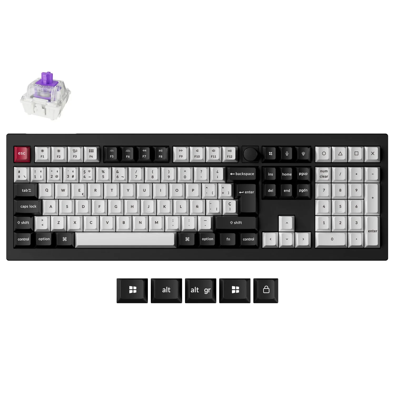 Keychron Q6 HE QMK Wireless Custom Keyboard ISO Layout Collection - Image 9