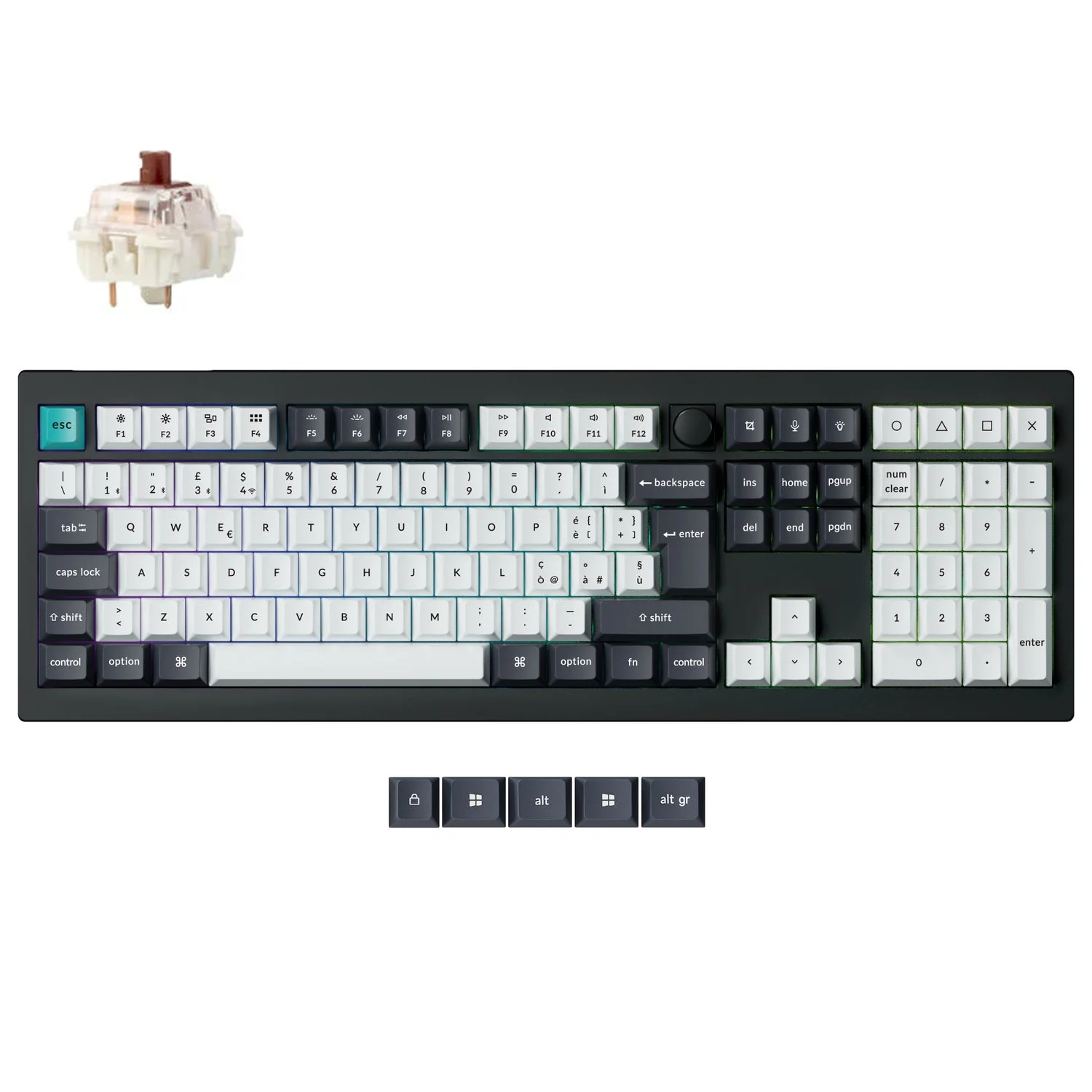 Keychron Q6 Max QMK/VIA Wireless Custom Mechanical Keyboard ISO Layout Collection - Image 27
