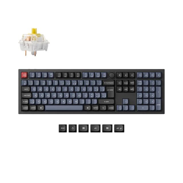 Keychron Q6 Pro QMK/VIA Wireless Custom Mechanical Keyboard ISO Layout Collection - Image 23