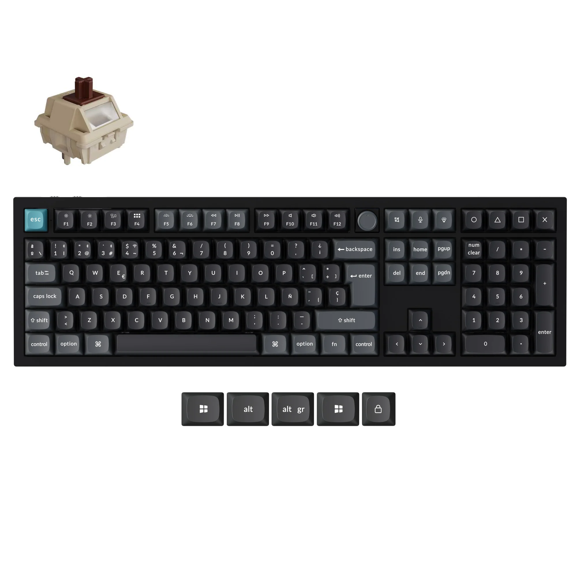 Keychron Q6 Ultra 8K Wireless Custom Mechanical Keyboard ISO Layout Collection - Image 10