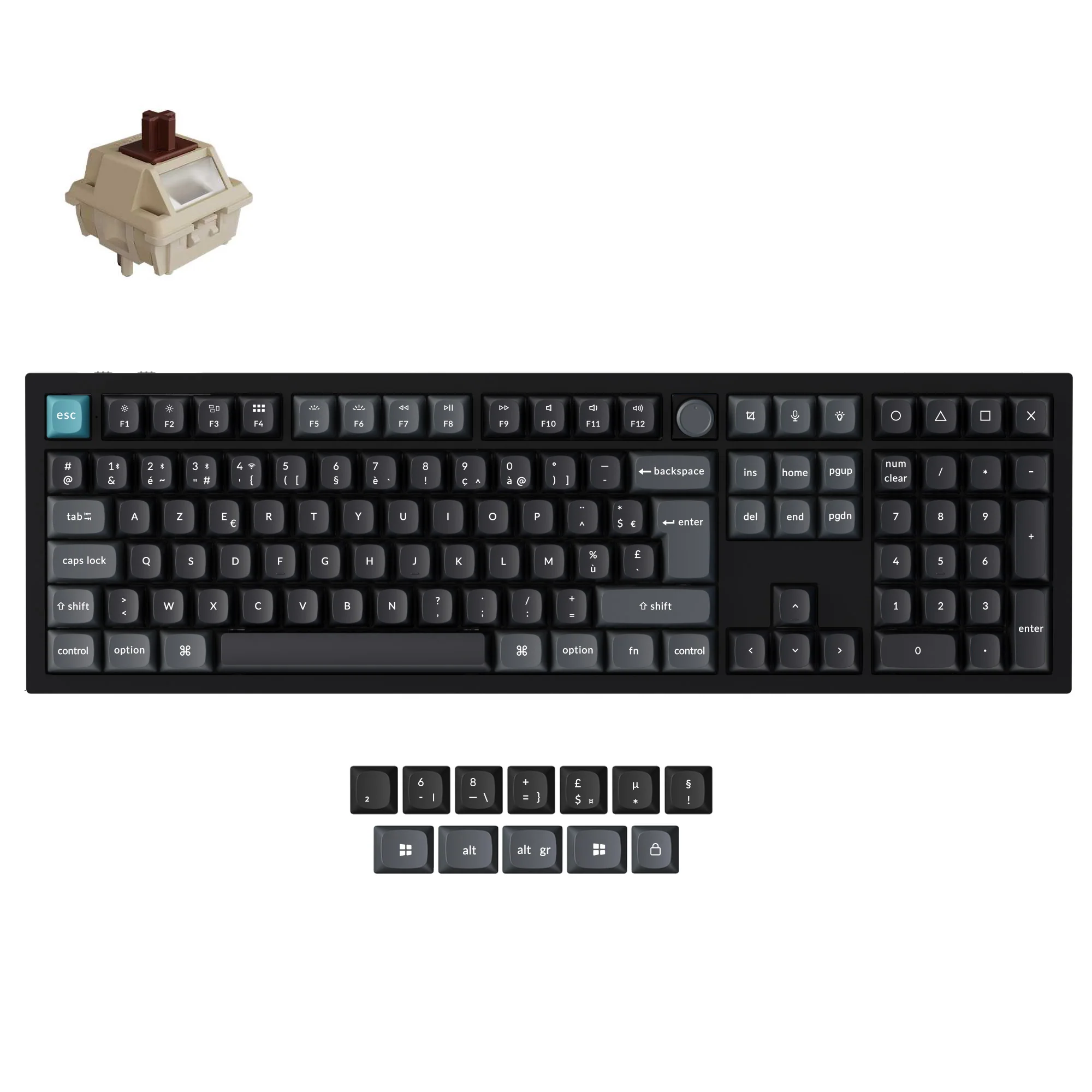 Keychron Q6 Ultra 8K Wireless Custom Mechanical Keyboard ISO Layout Collection - Image 11