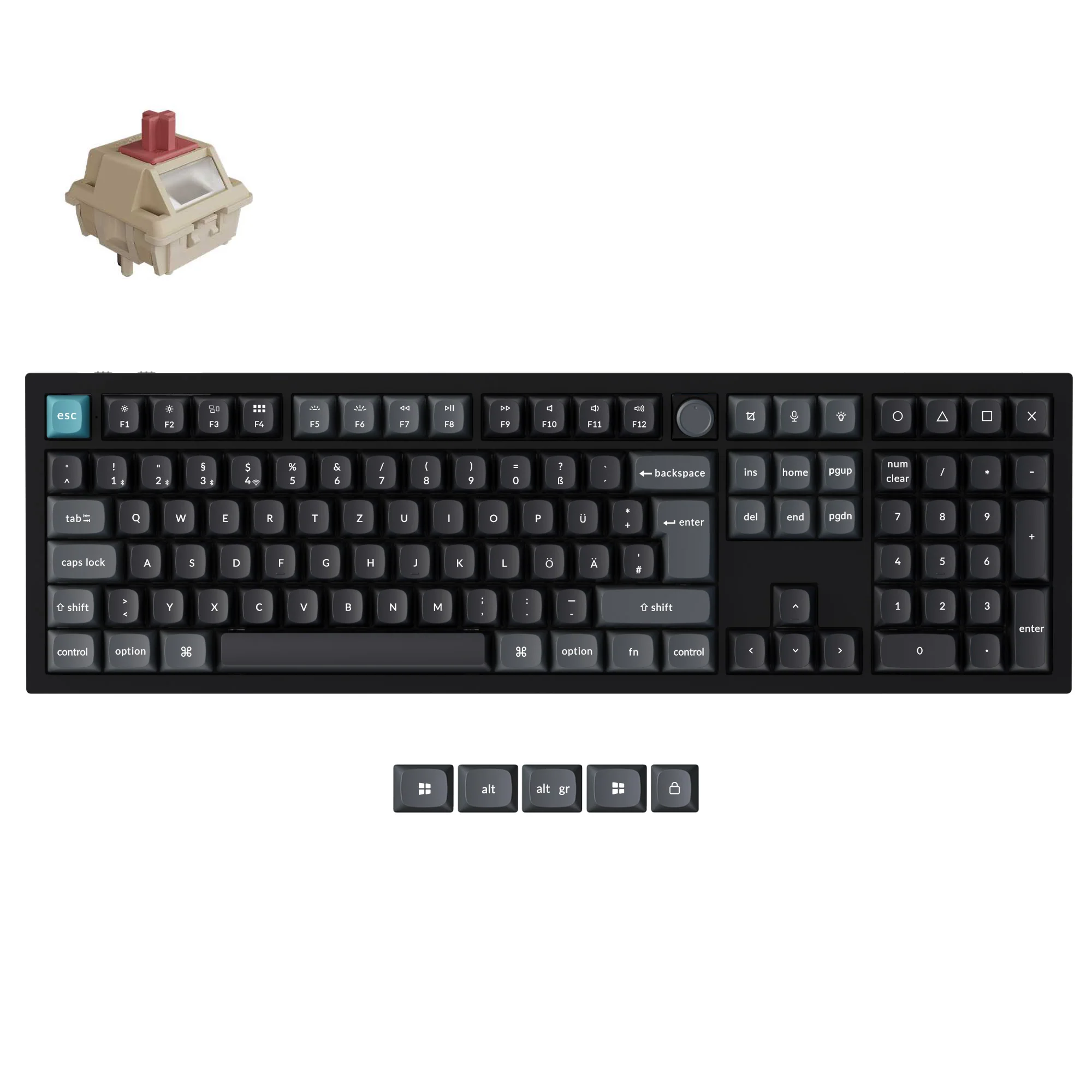 Keychron Q6 Ultra 8K Wireless Custom Mechanical Keyboard ISO Layout Collection - Image 12