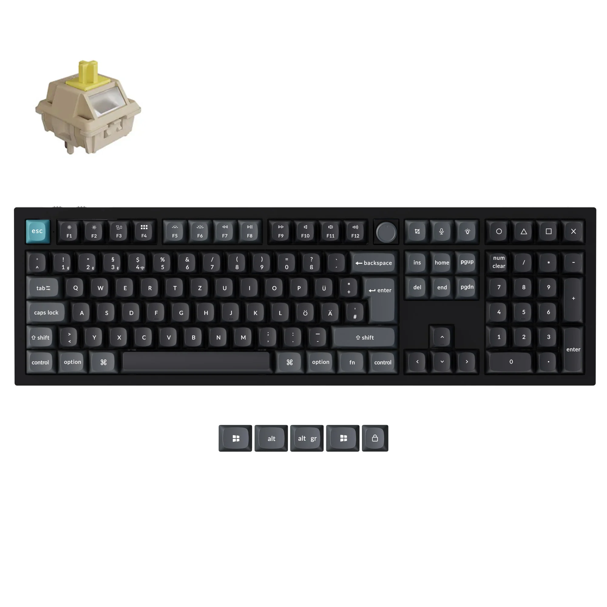 Keychron Q6 Ultra 8K Wireless Custom Mechanical Keyboard ISO Layout Collection - Image 6