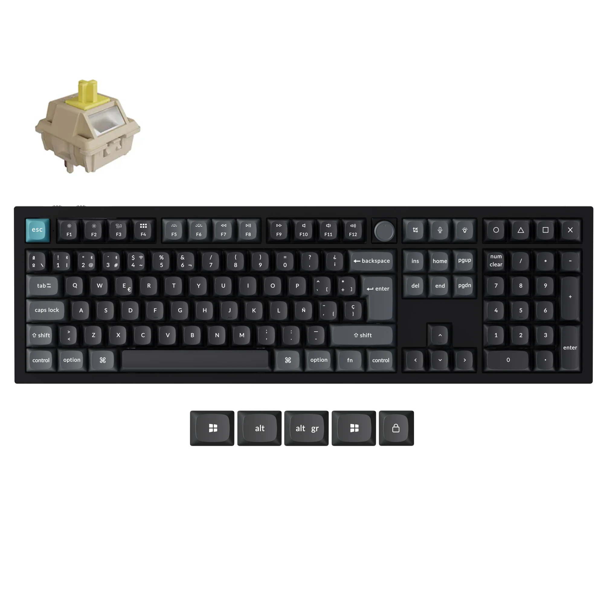 Keychron Q6 Ultra 8K Wireless Custom Mechanical Keyboard ISO Layout Collection - Image 7