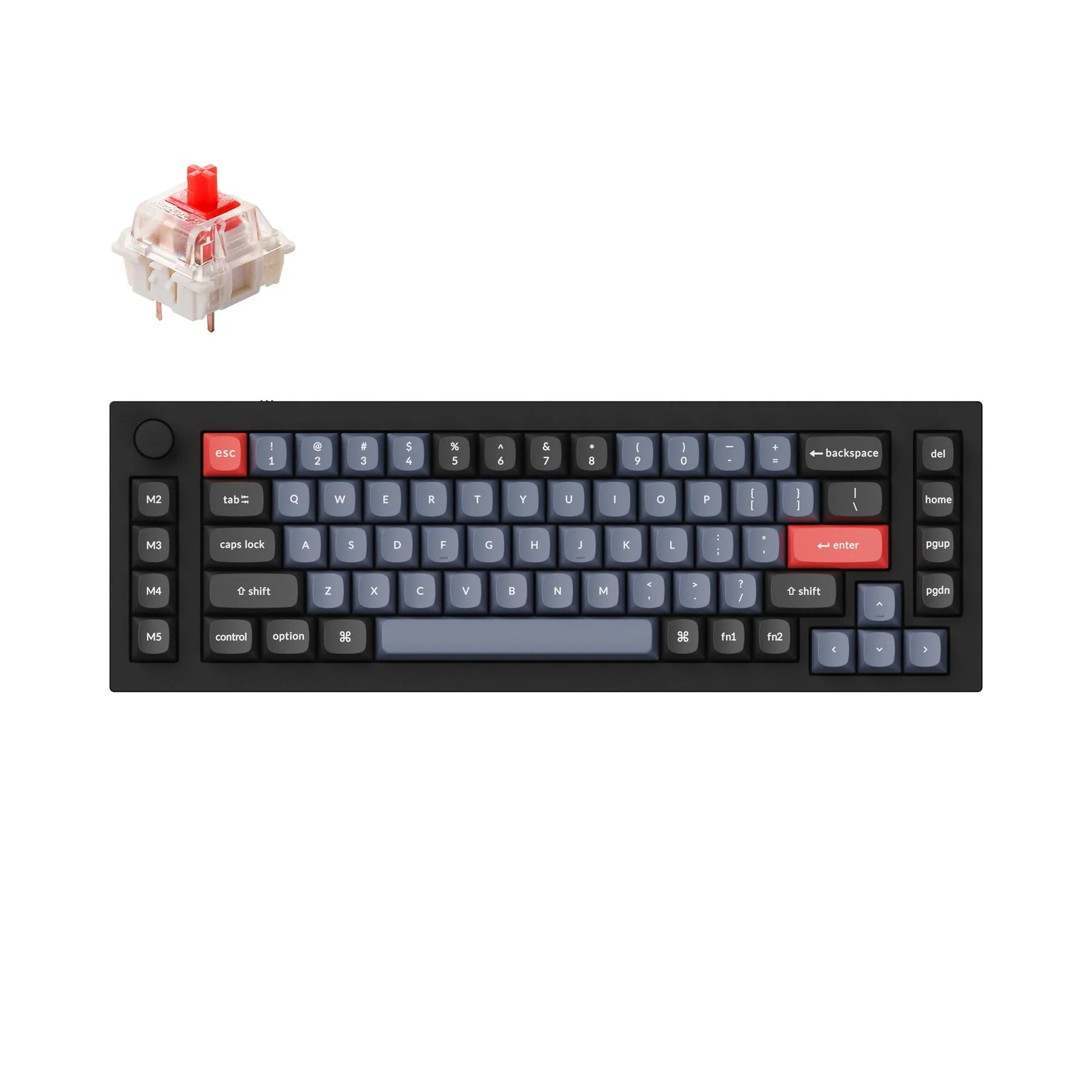 Keychron Q65 QMK Custom Mechanical Keyboard (US ANSI Layout)