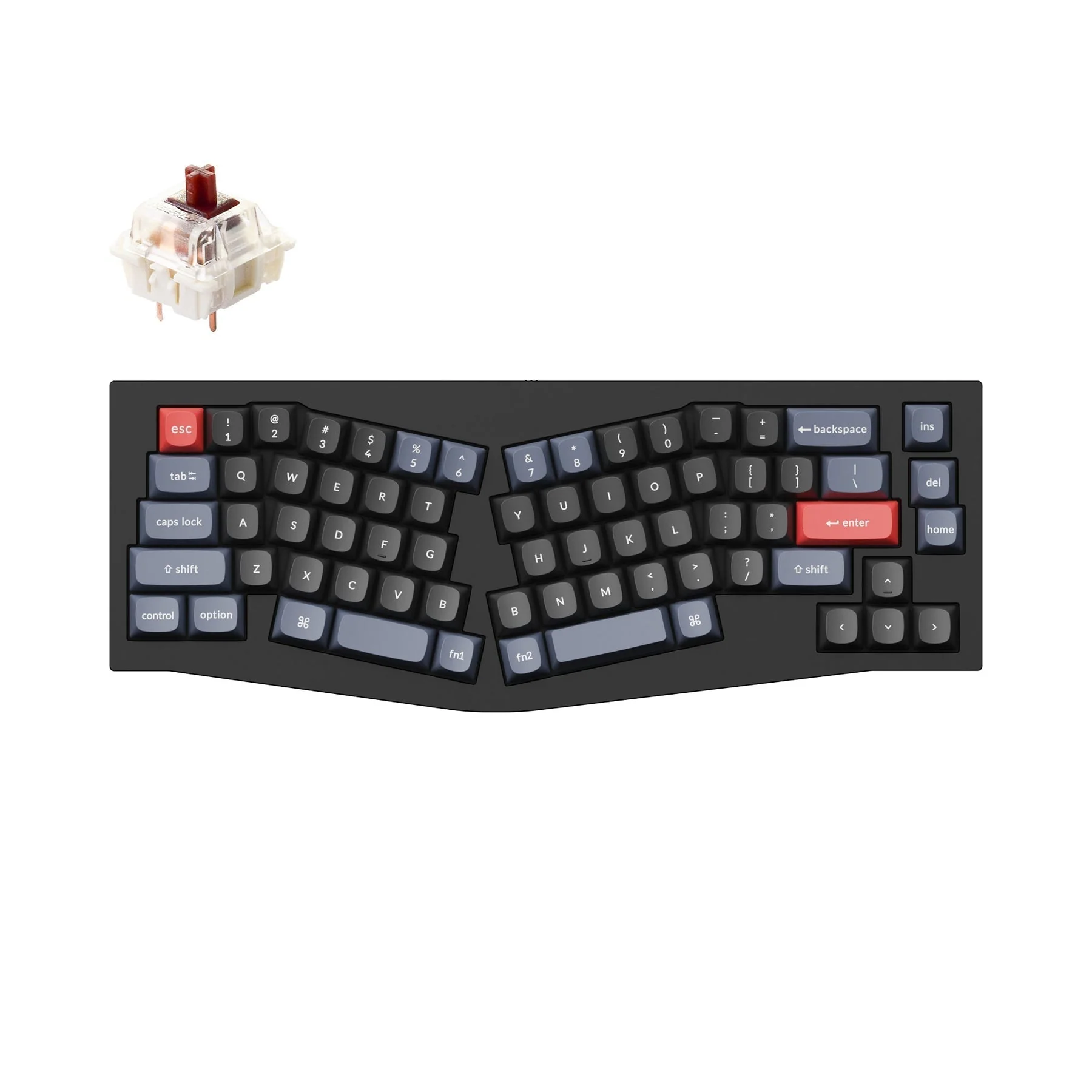 Keychron Q8 (Alice Layout) QMK Custom Mechanical Keyboard (US ANSI Layout) - Image 3