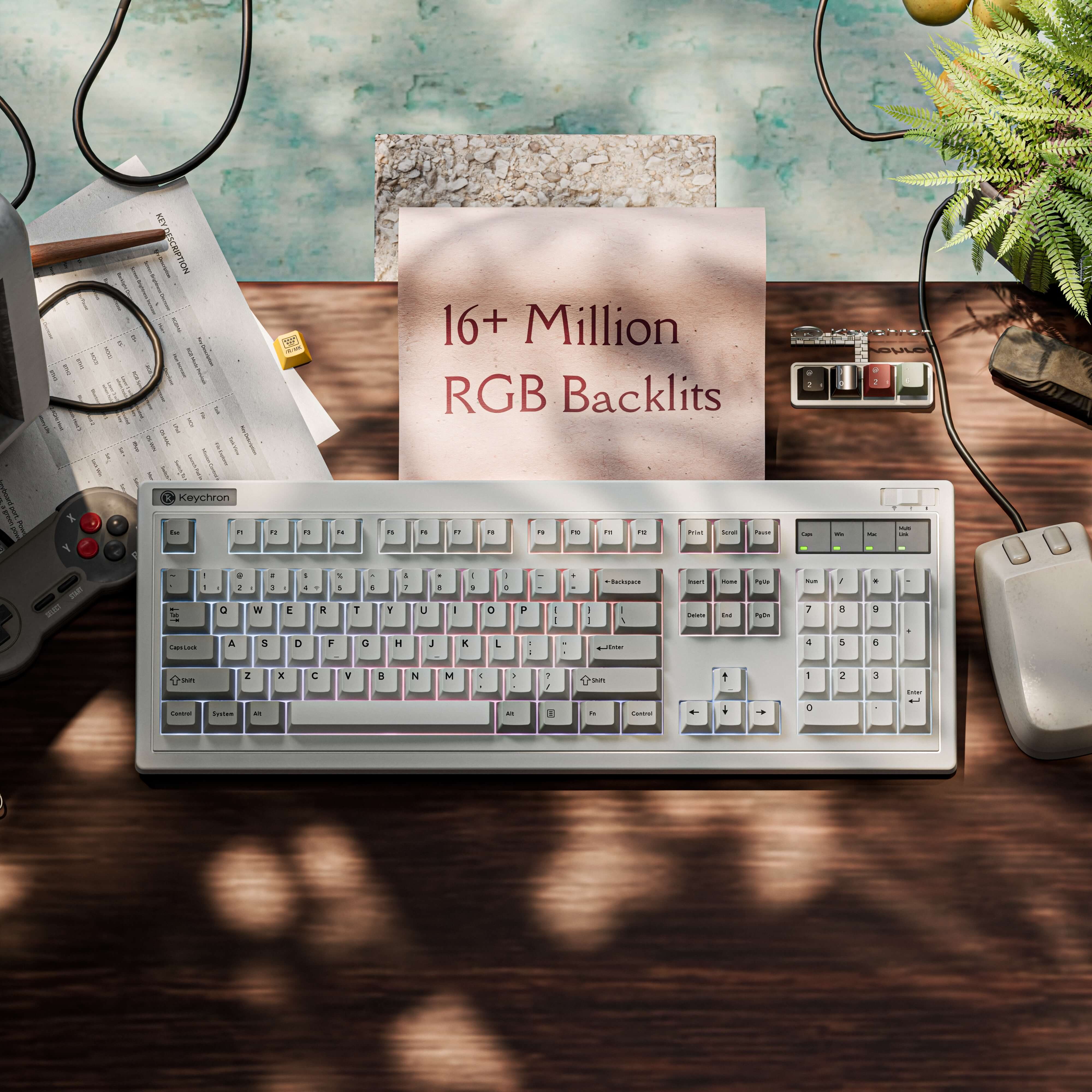 Keychron R6 QMK Wireless Mechanical Keyboard (US ANSI Layout) - Image 6