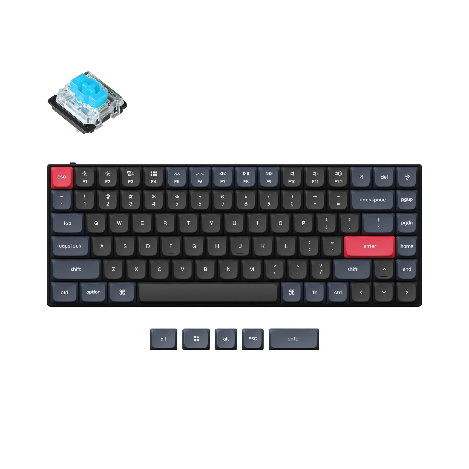 Keychron S1 QMK Custom Mechanical Keyboard (US ANSI Layout) - Image 2