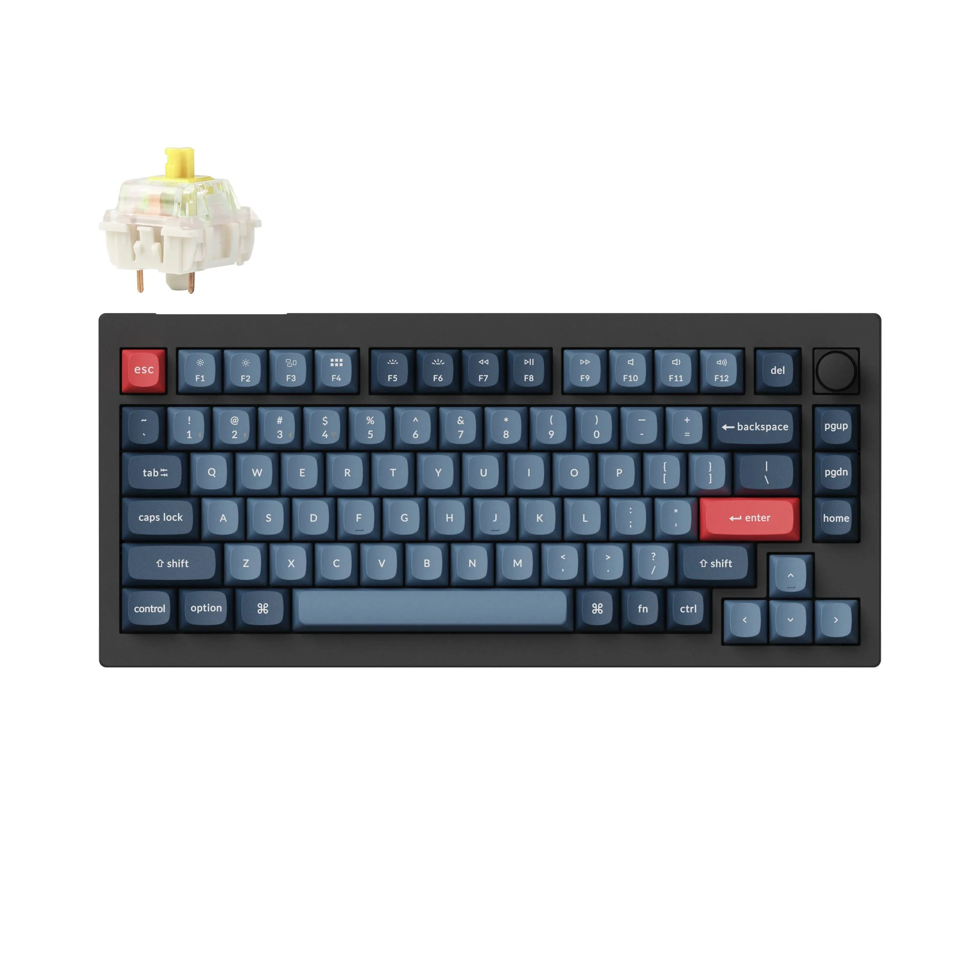 Keychron V1 Max QMK/VIA Wireless Custom Mechanical Keyboard (US ANSI Layout) - Image 3