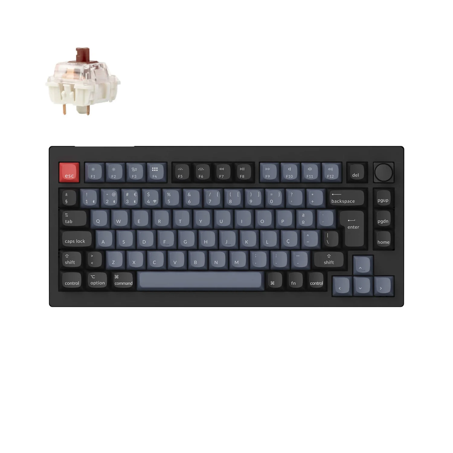 Keychron V1 Max QMK Wireless Custom Mechanical Keyboard ISO Layout Collection - Image 24