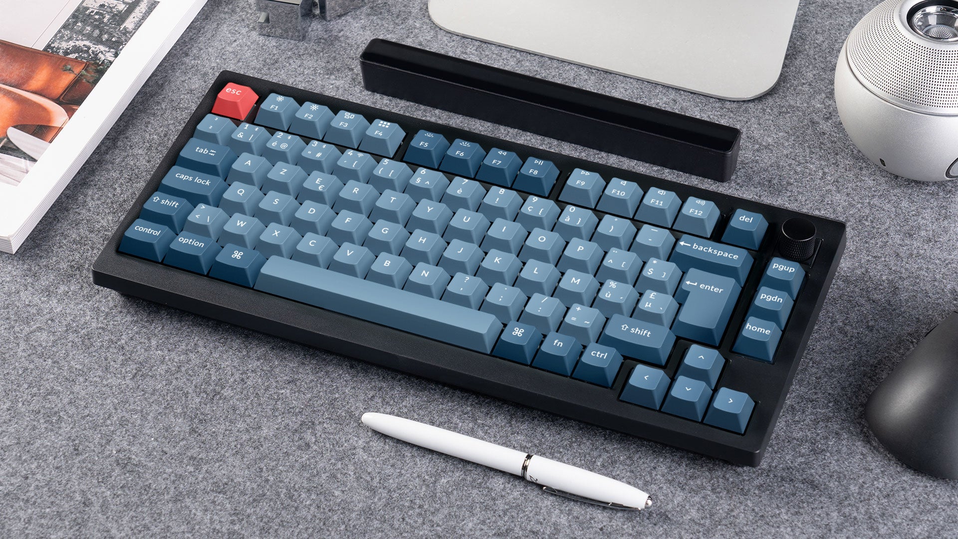 Keychron V1 Max QMK Wireless Custom Mechanical Keyboard ISO Layout Collection - Image 25