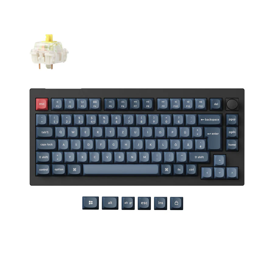 Keychron V1 Max QMK Wireless Custom Mechanical Keyboard ISO Layout Collection - Image 4