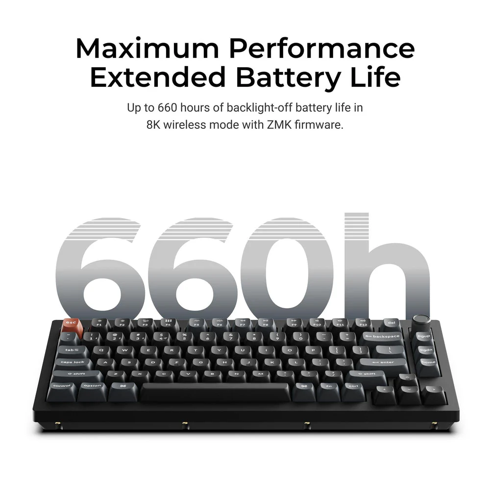 Keychron V1 Ultra 8K Wireless Custom Mechanical Keyboard (US ANSI Layout) - Image 6