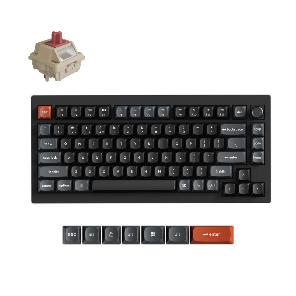 Keychron V1 Ultra 8K Wireless Custom Mechanical Keyboard (US ANSI Layout) - Image 8