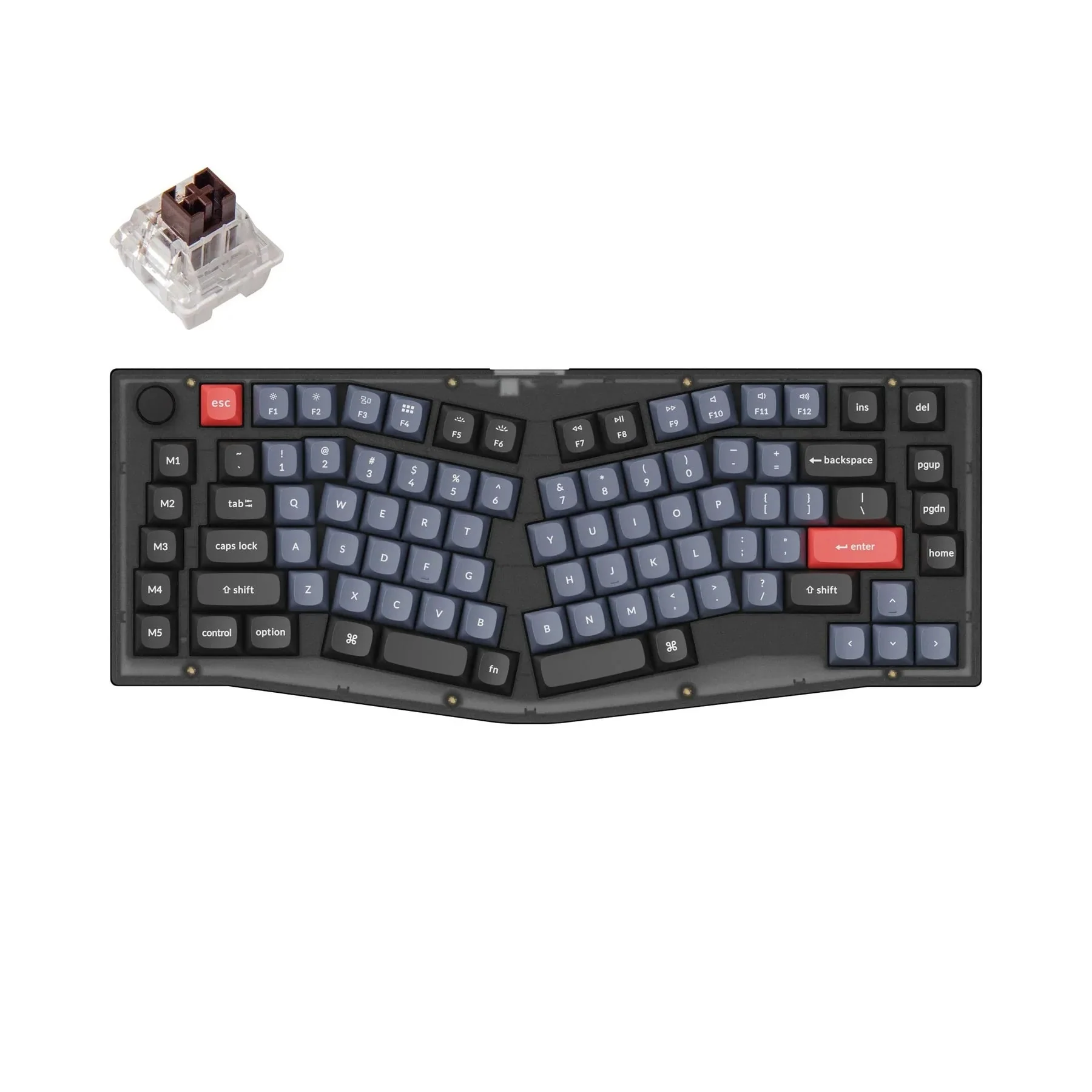 Keychron V10 (Alice Layout) QMK Custom Mechanical Keyboard (US ANSI Layout) - Image 3